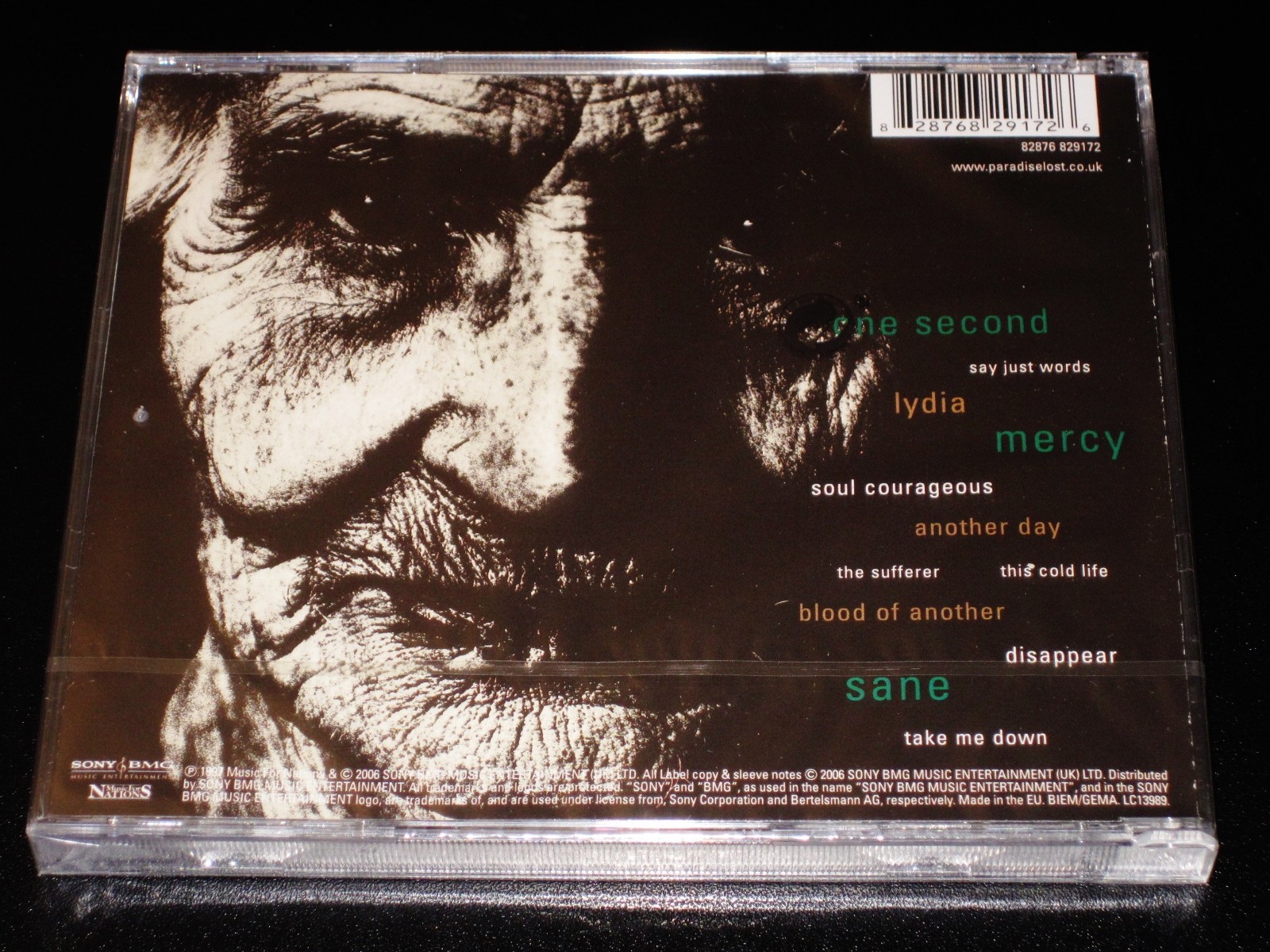Paradise Lost: One Second CD 2006 Reissue Music For Nations Sony BMG EU NEW