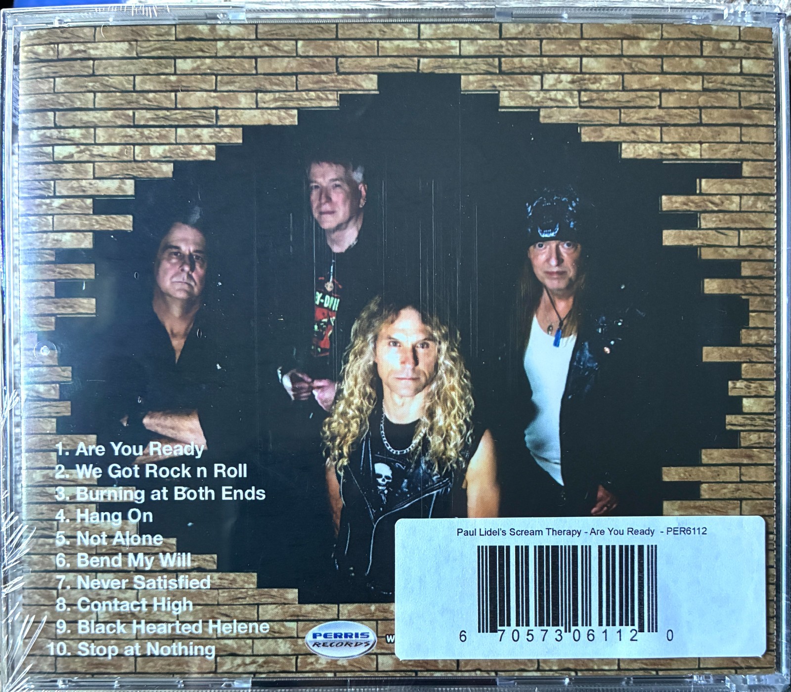 PAUL LIDEL'S SCREAM THERAPY - Are You Ready [Factory Sealed CD] Perris Records