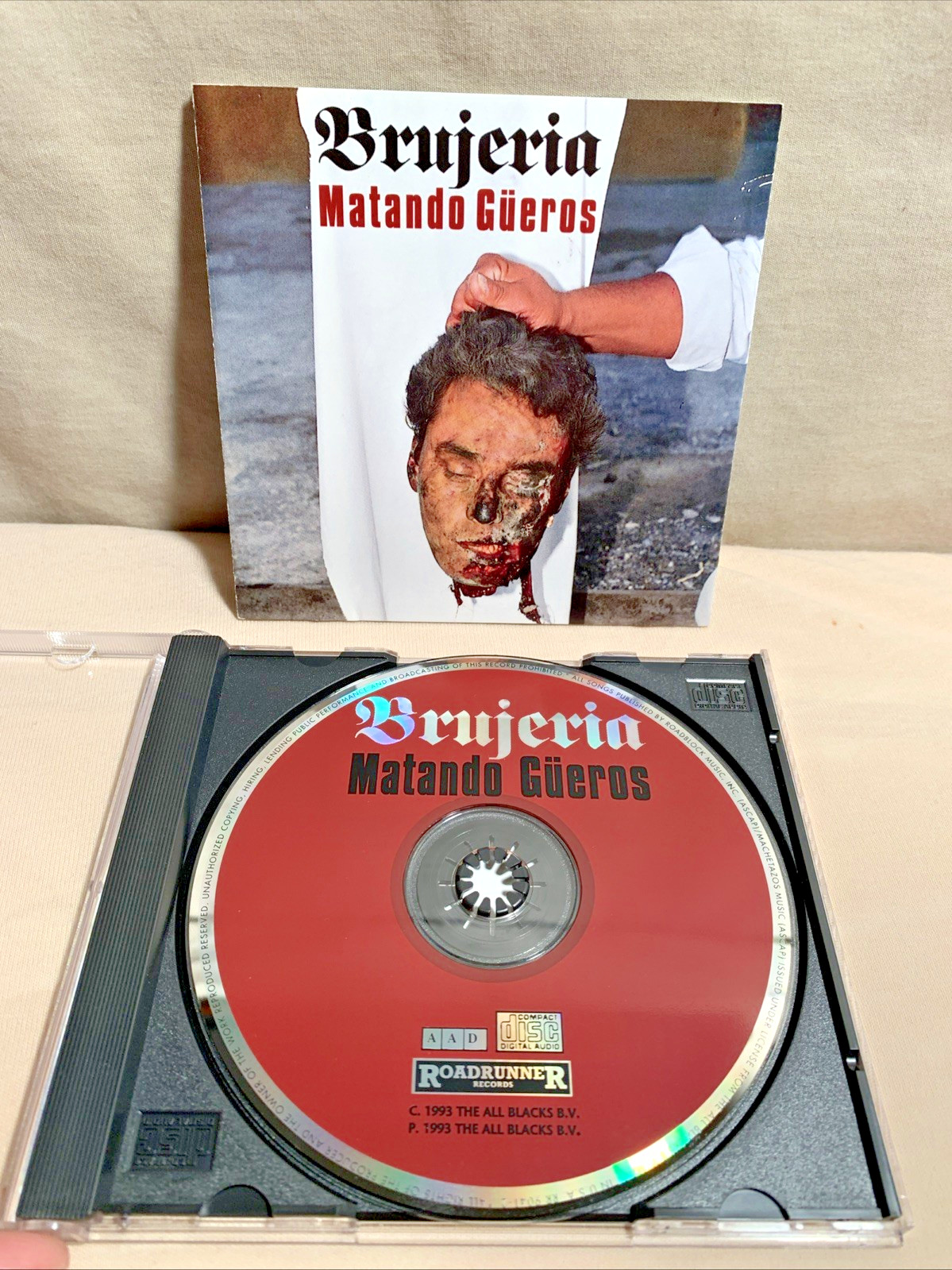 Brujeria - Matando Gueros CD - 1993 Original All Blacks/Roadrunner RR9041-2