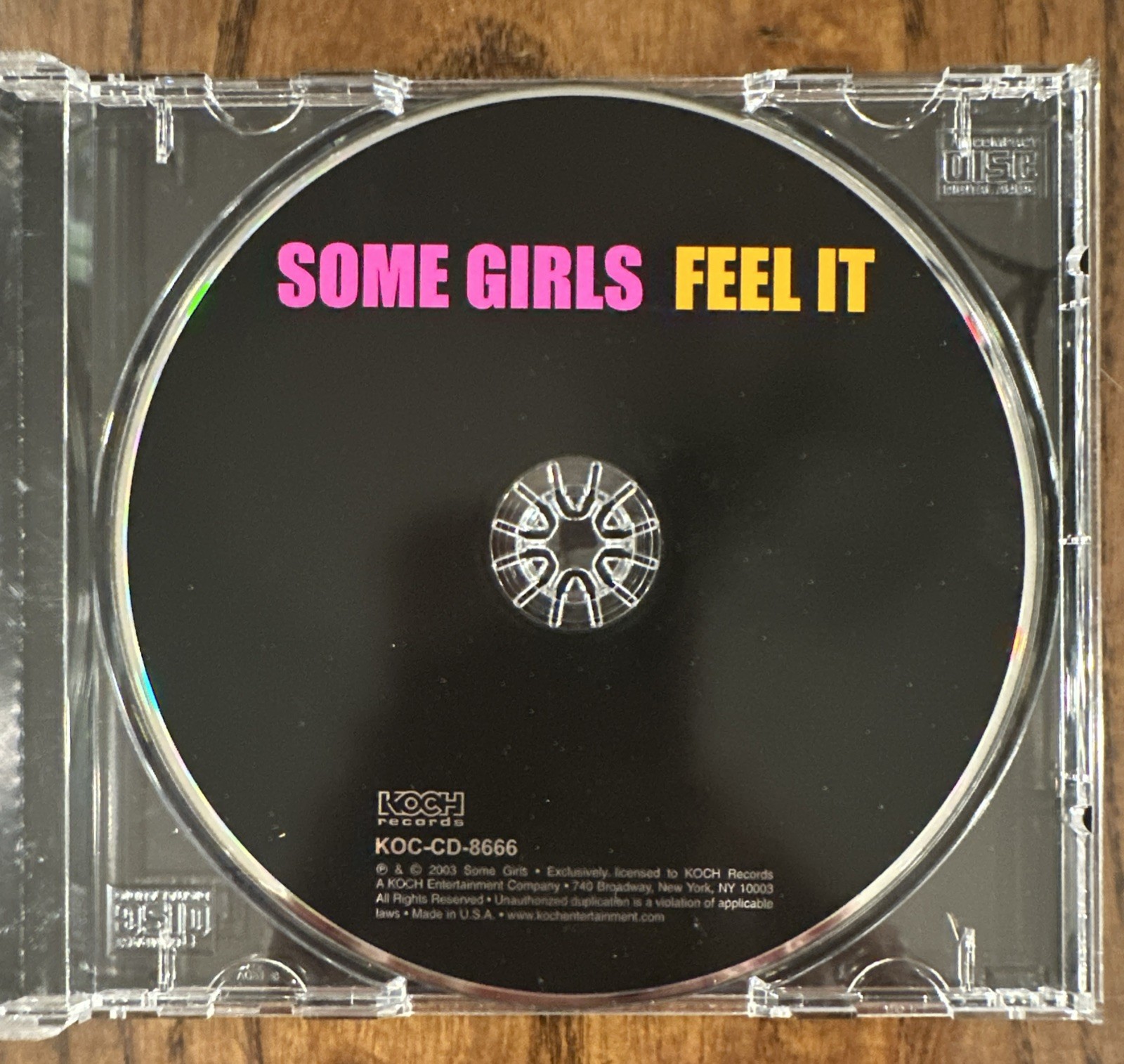 Lot of 2 - SOME GIRLS - Feel It & Crushing Love (Audio CDs Plus Bonus DVD)