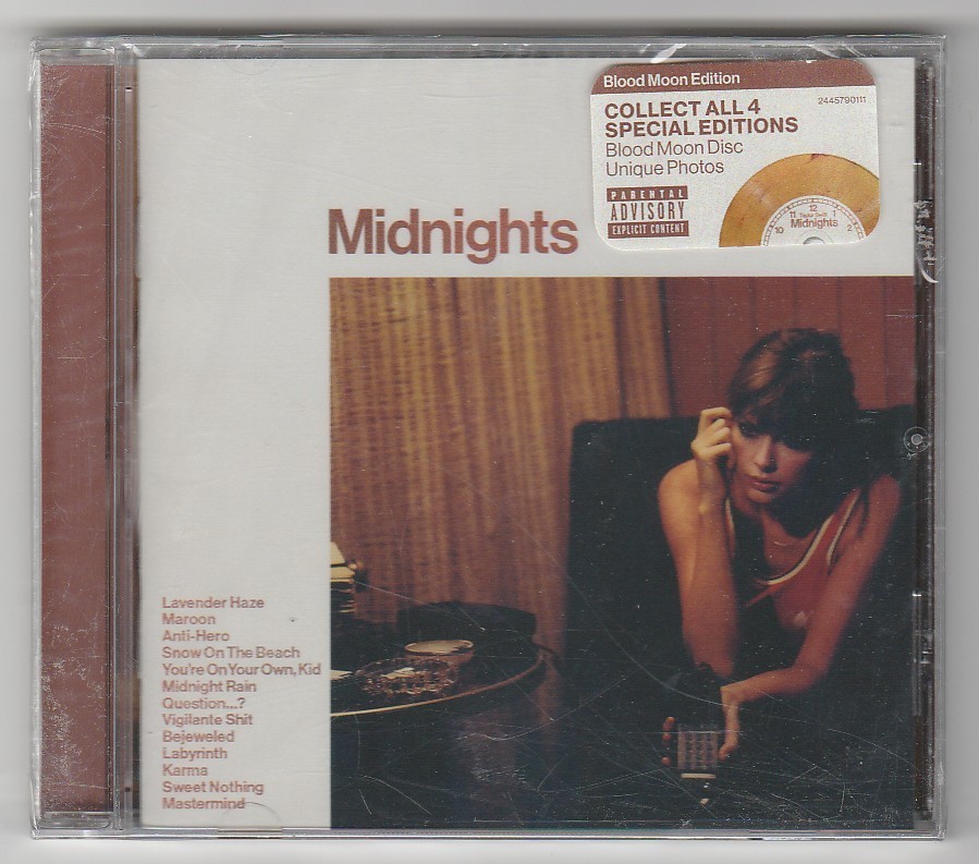 Taylor Swift – Midnights CD (2022, Republic Records) 2445790111 Blood Moon Edit