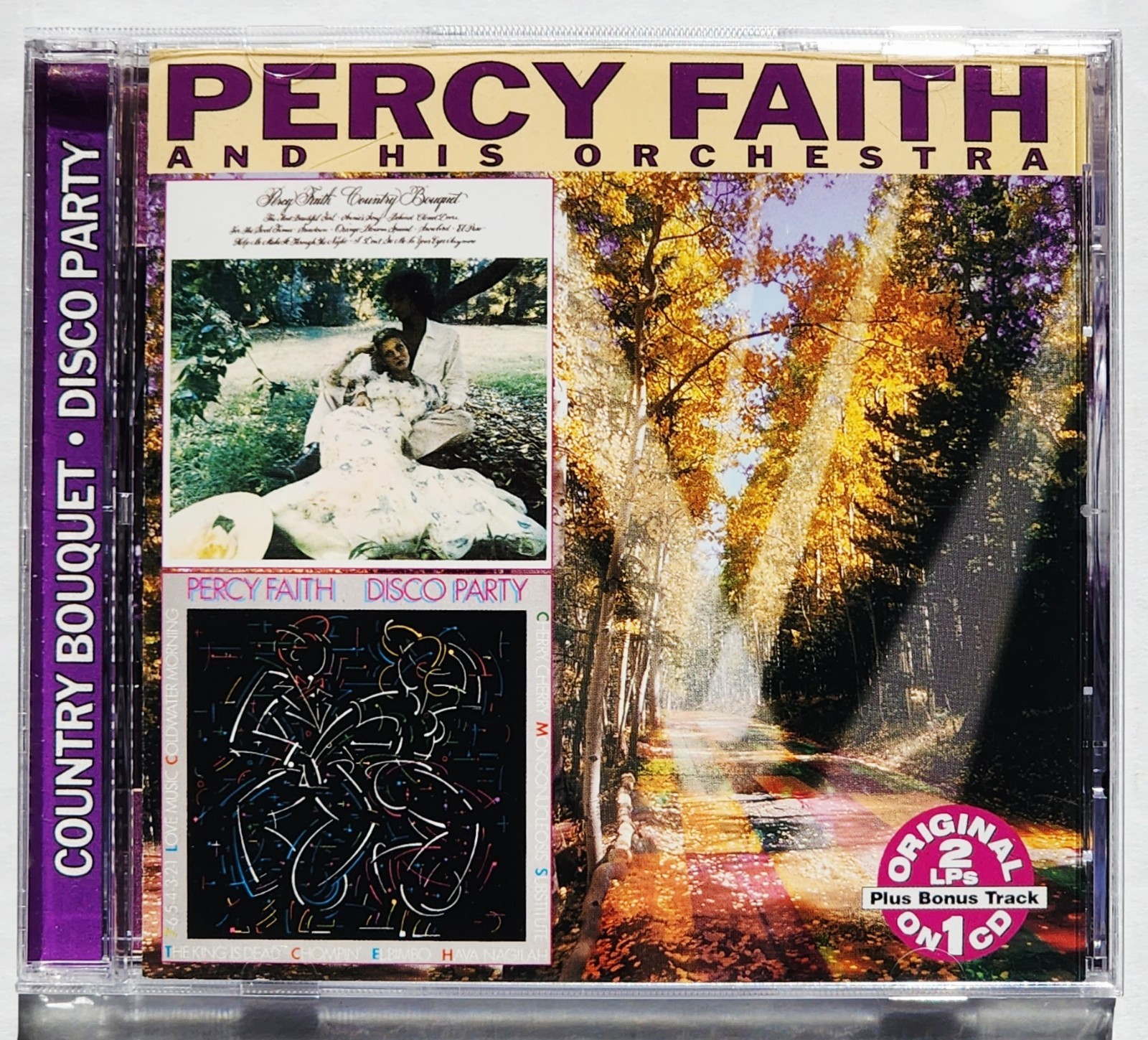 PERCY FAITH COUNTRY BOUQUET / DISCO PARTY CD 2004 (COLLECTABLES) COL-CD-7606