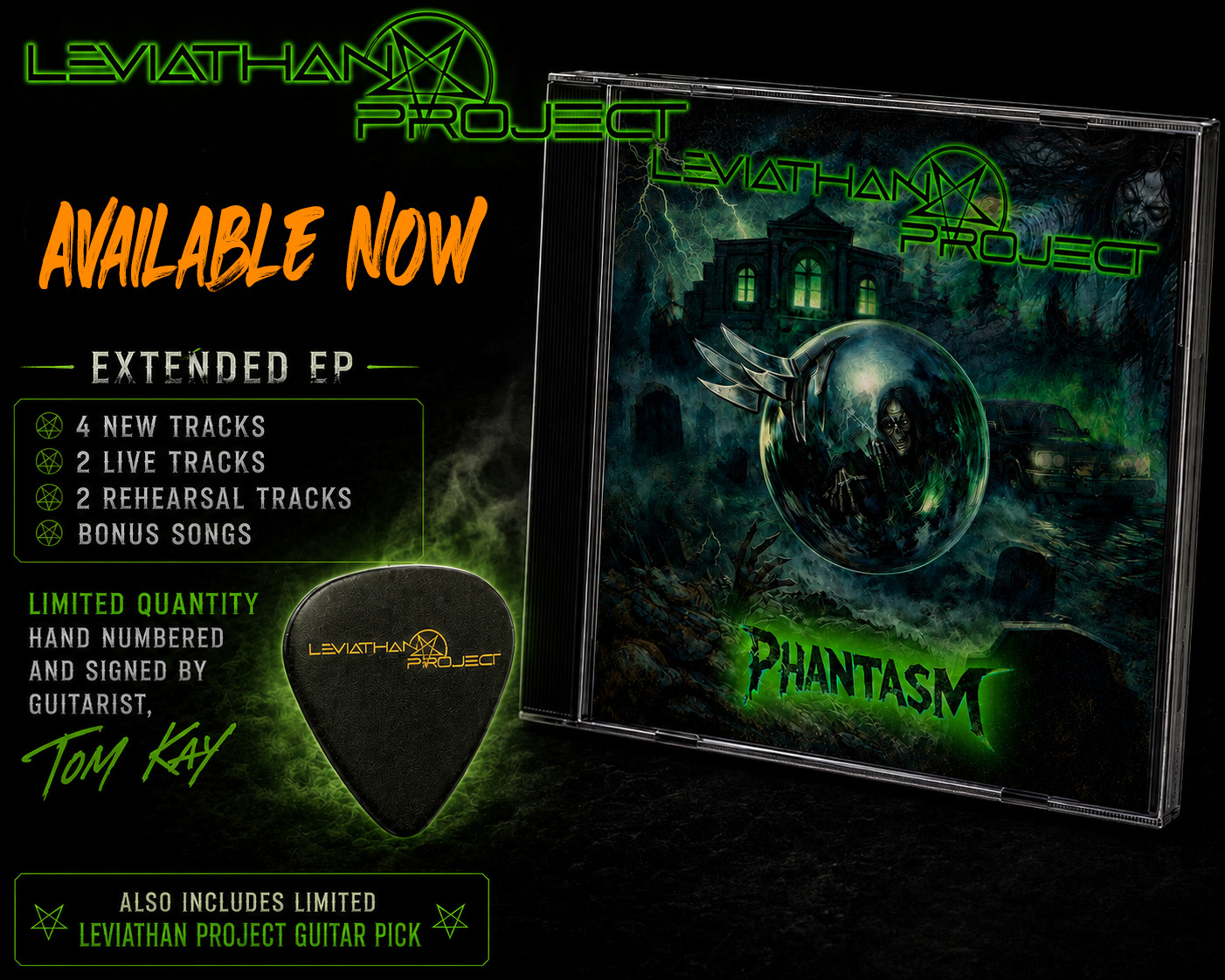 Leviathan Project CD-Phantasm (Limited Edition) Classic Metal-Judas Priest