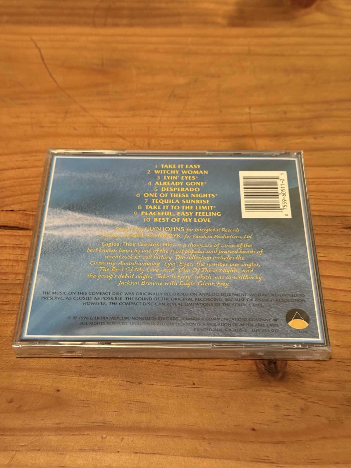 Eagles CD – Their Greatest Hits Classic Rock Essential (Elektra/Asylum)