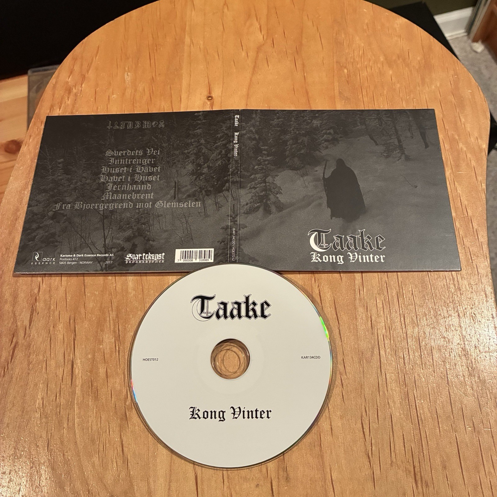 Taake – Kong Vinter CD 1st Norwegian press darkthrone satyricon tsjuder kampfar