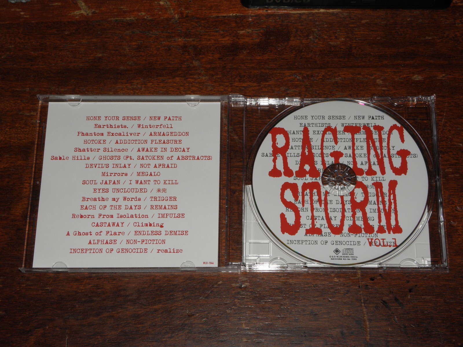 RAGING STORM VOL. 1 (CD 2017) JAPANESE METAL BANDS SAMPLER inc PHANTOM EXCALIVER