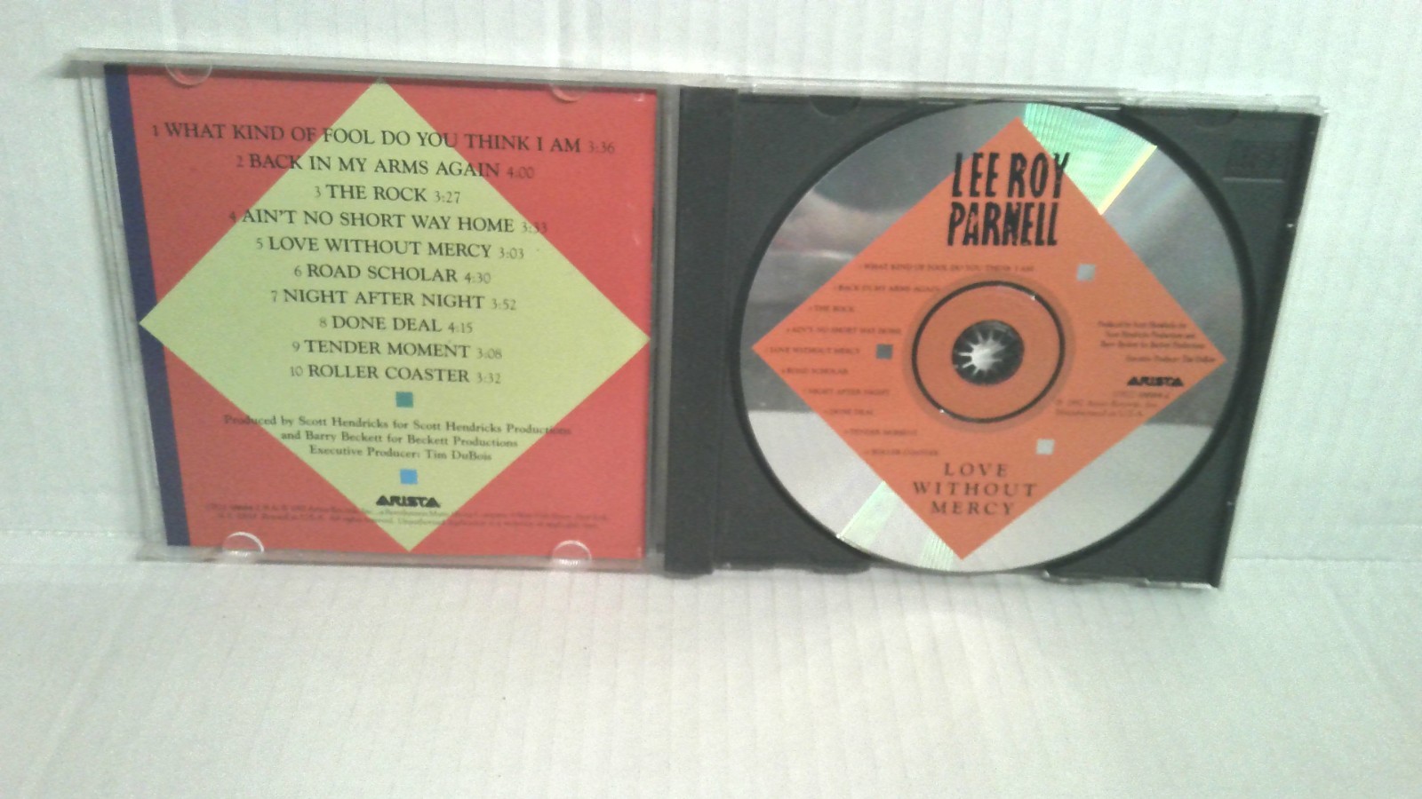 Lee Roy Parnell Love Without Mercy CD 1992 Arista Records