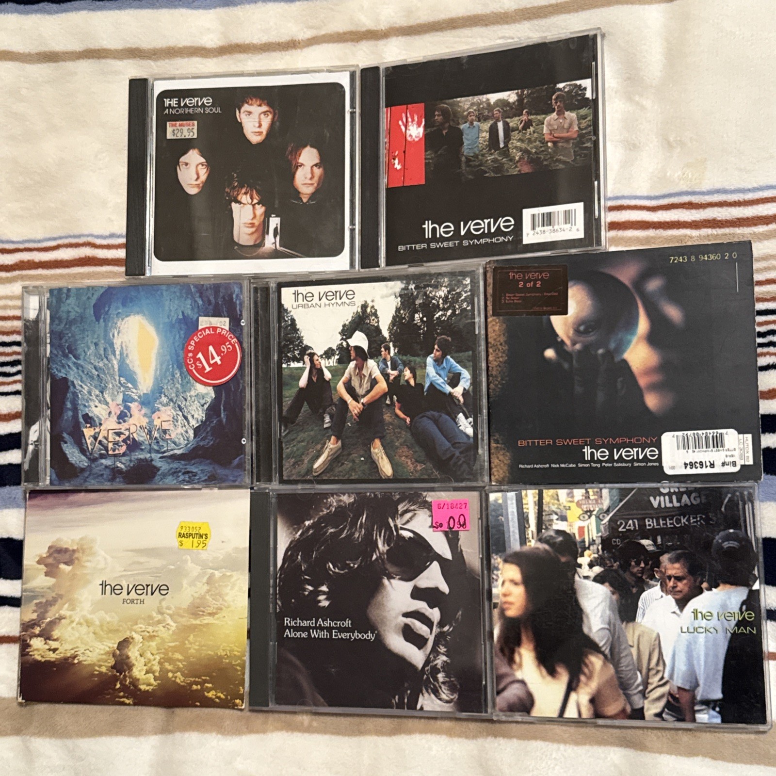 THE VERVE RICHARD ASHCROFT 8 CD Lot “Storm, Urban Hymns, Forth, Soul” More