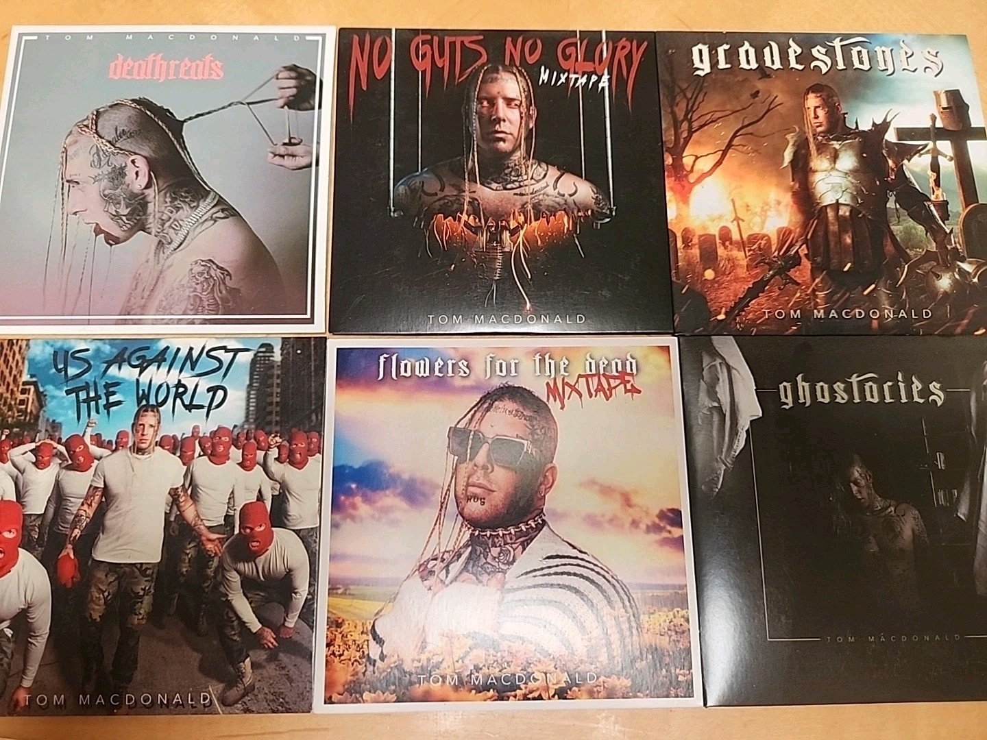 Tom MacDonald 6 CD Good Lot Deathreats No GUTS Mixtape Gravestones Ghostories