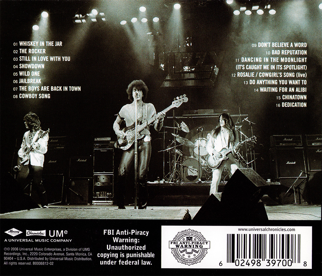 Thin Lizzy ~ The Definitive Collection 2CD 2006 Mercury Records / UMe ••NEW••