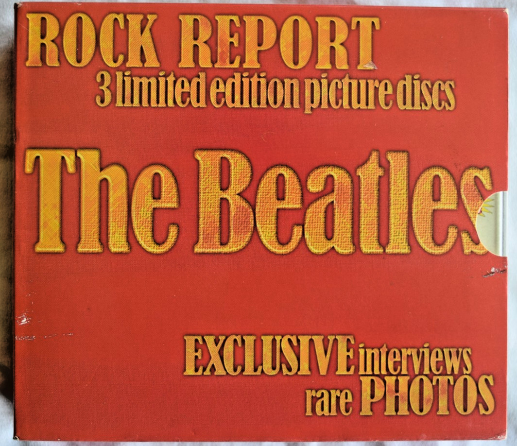 The Beatles "Rock Report" 3 Picture Disc CDs All Like New