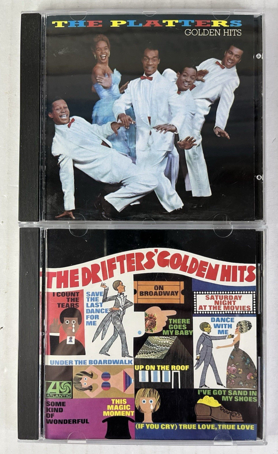 The Drifters' Golden Hits & The Platters CD LOT- Doo-wop, Rhythm and Blues (R&B)