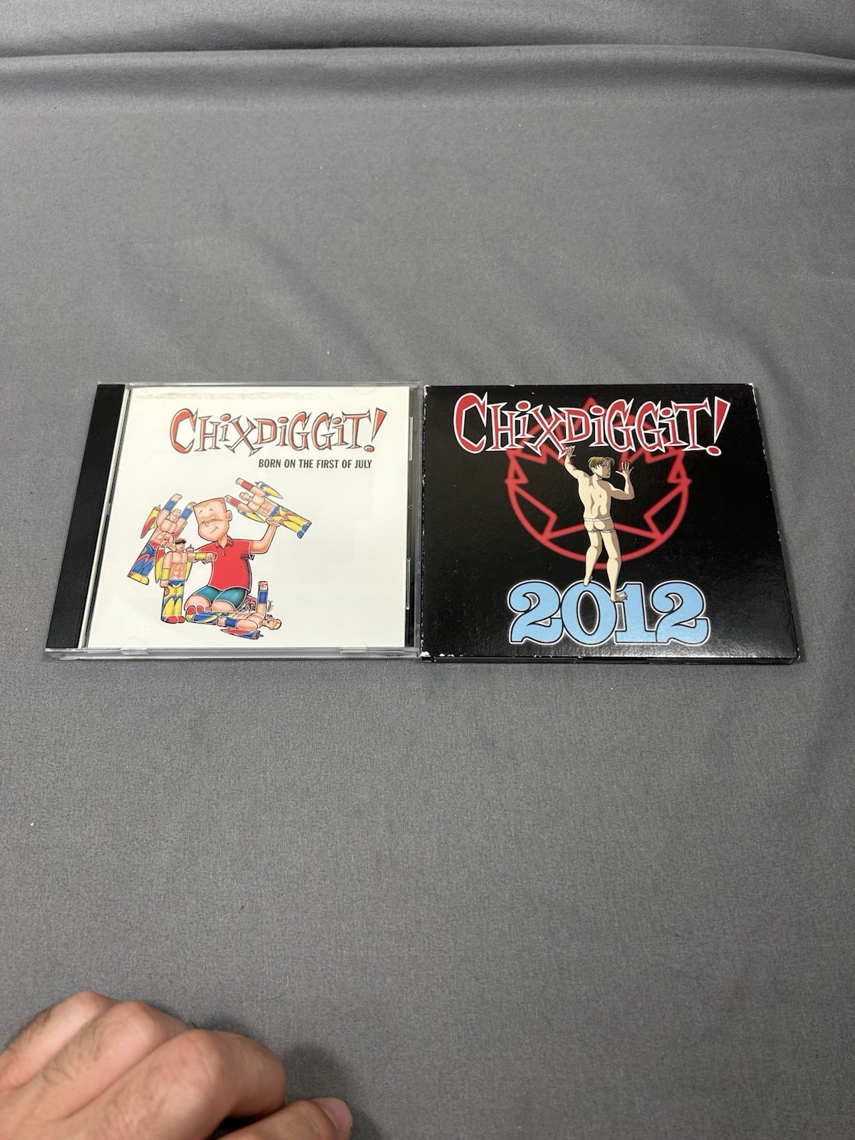 Chixdiggit! 2 CD Lot 2012 + Born On The first Of July Pop Punk Free Shipping