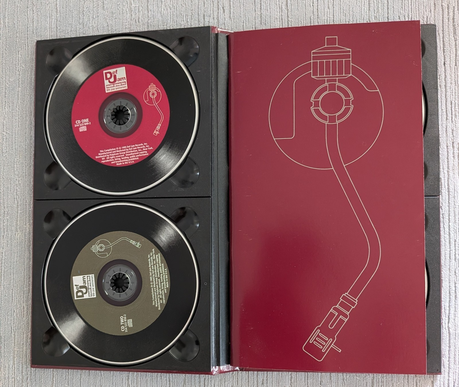 Def Jam 10th Year Anniversary 4 CD Box set Public Enemy Redman Beastie Boys