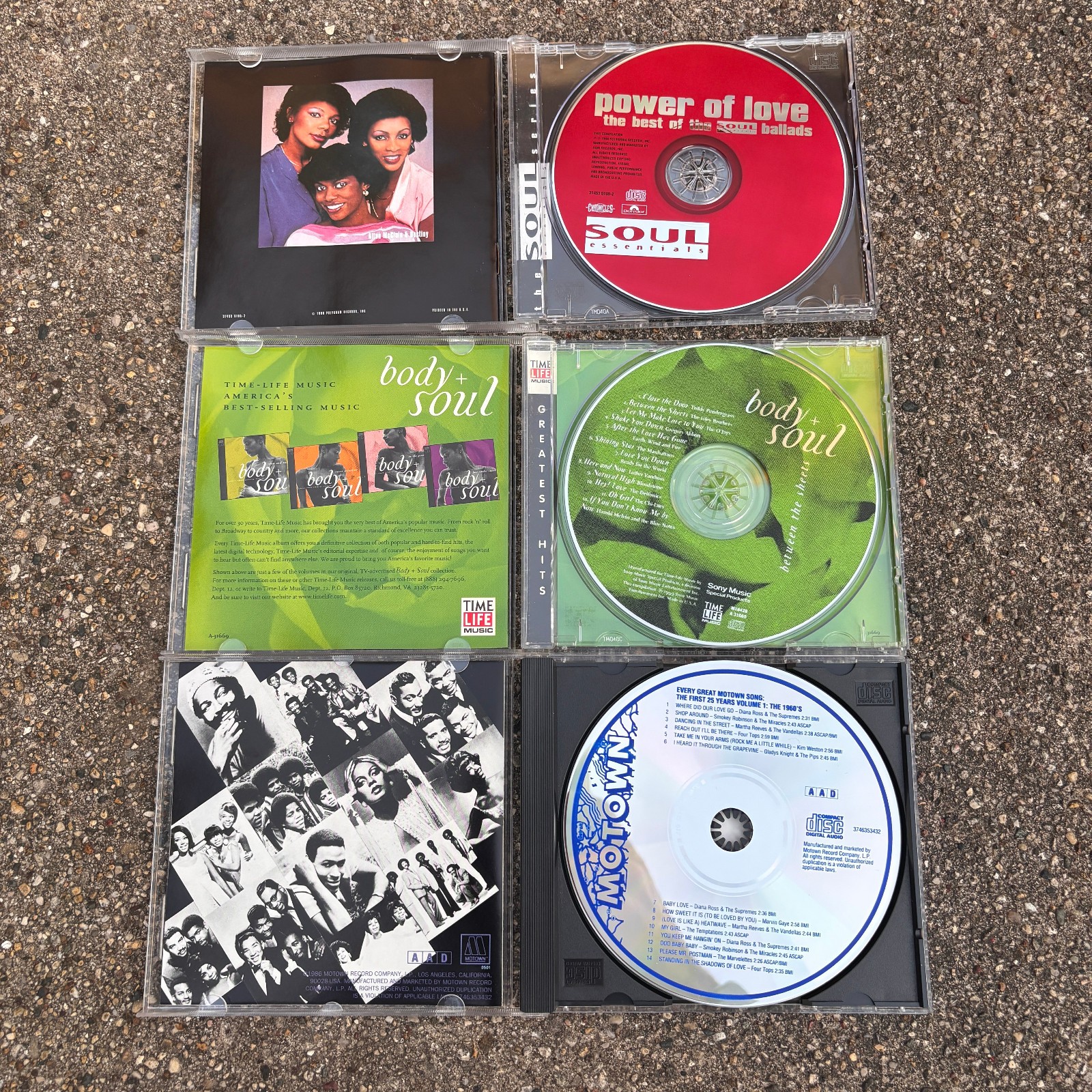 Soul + R&B 3 CD Lot: Best Soul Ballads, Body + Soul Collection, Motown First 25