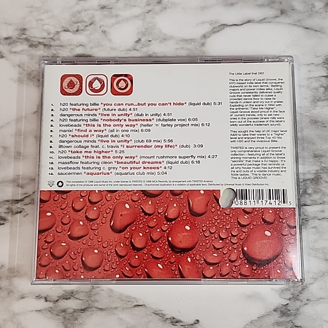 Best of Liquid Groove by Various Artists (CD, Jan-1998, Twisted America) 70
