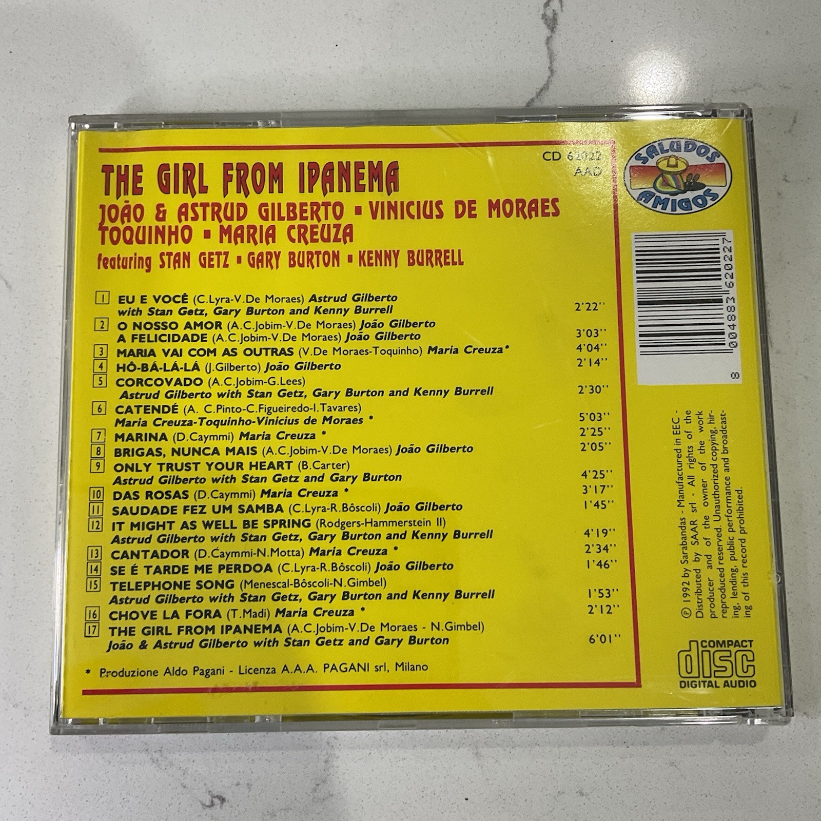 The Girl from Ipanema CD Bossa Nova Classics