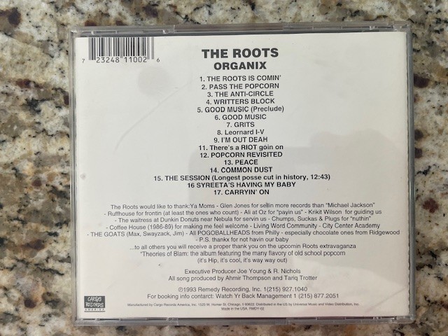 THE ROOTS - Organix - CD - Definitive Reissue