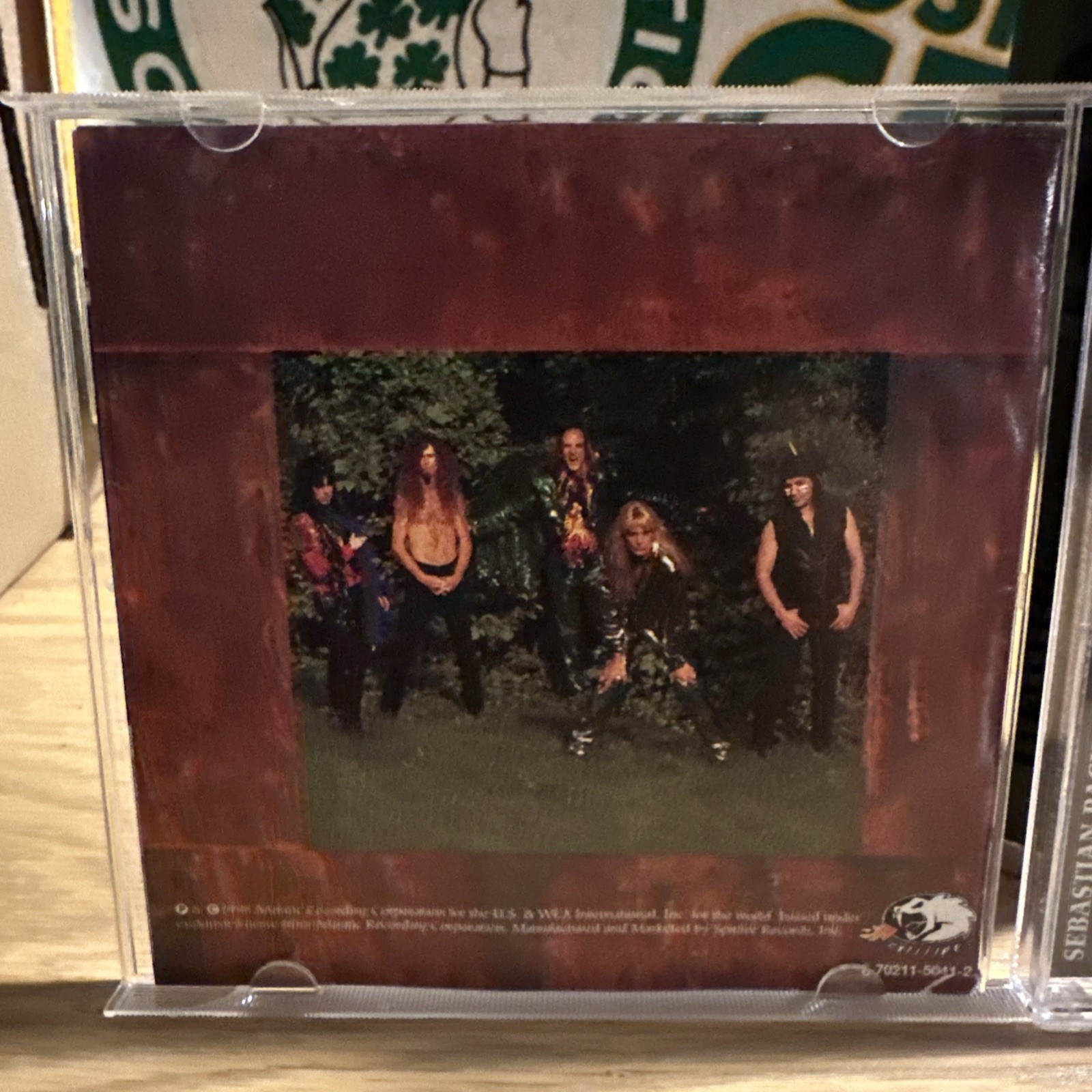 Sebastian Bach - Bring 'Em Bach Alive CD 1999 Spitfire 80s Skid Row OOP RARE