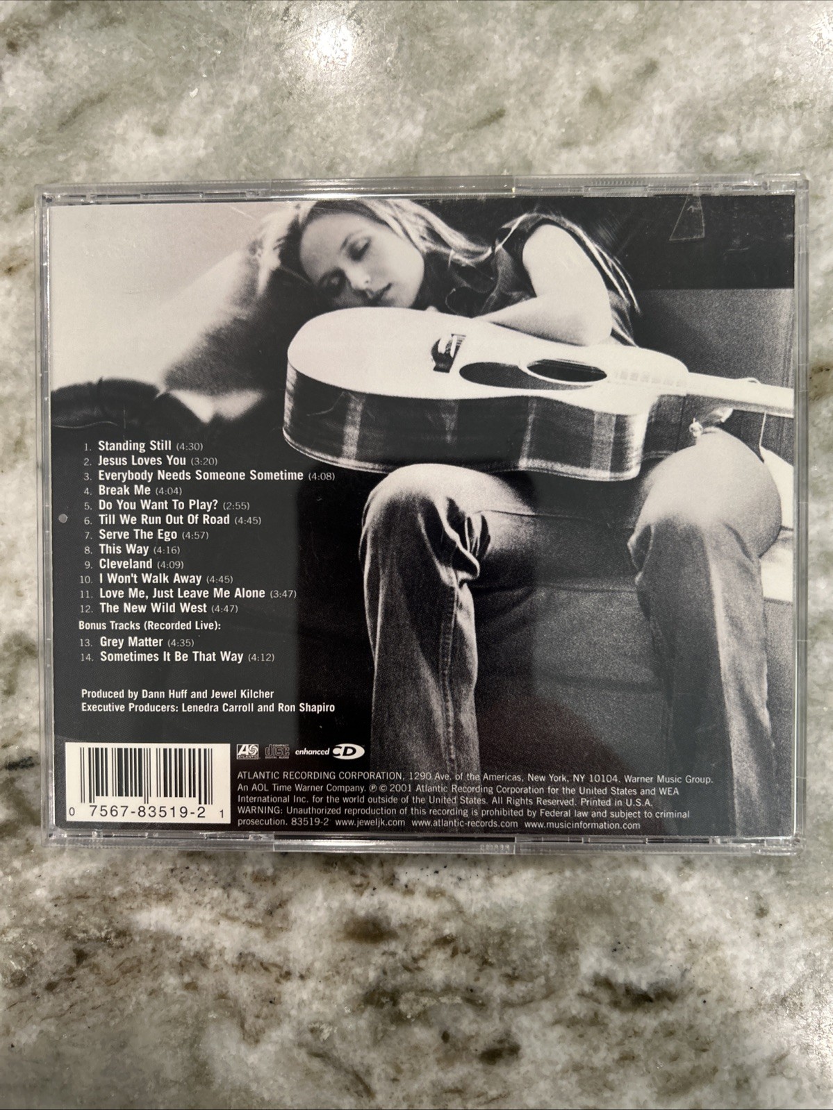Jewel – This Way Enhanced CD 2001 Pop Rock Folk Atlantic Records CD MINT