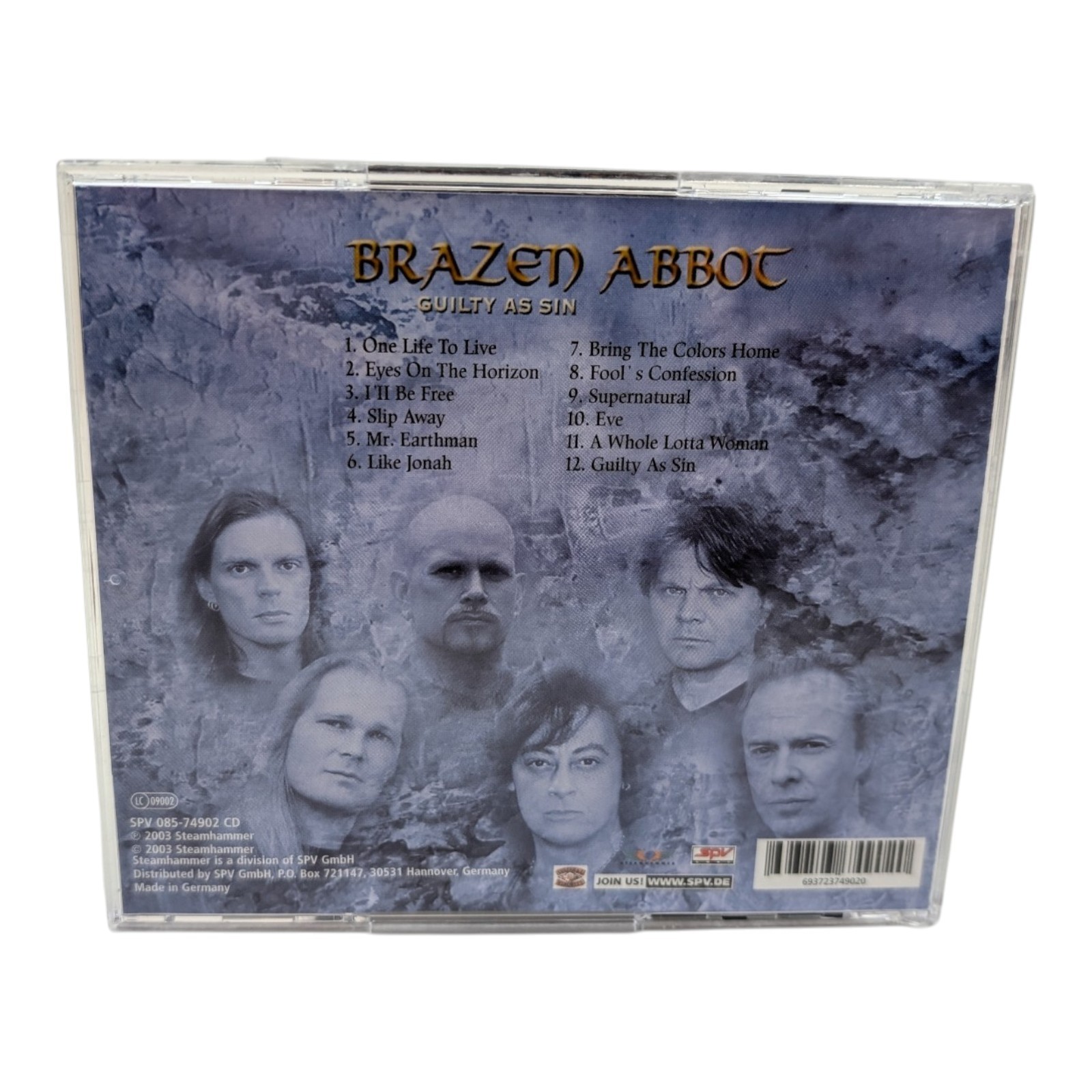 Guilty As Sin by Brazen Abbot (CD, 2003, Steamhammer) Germany