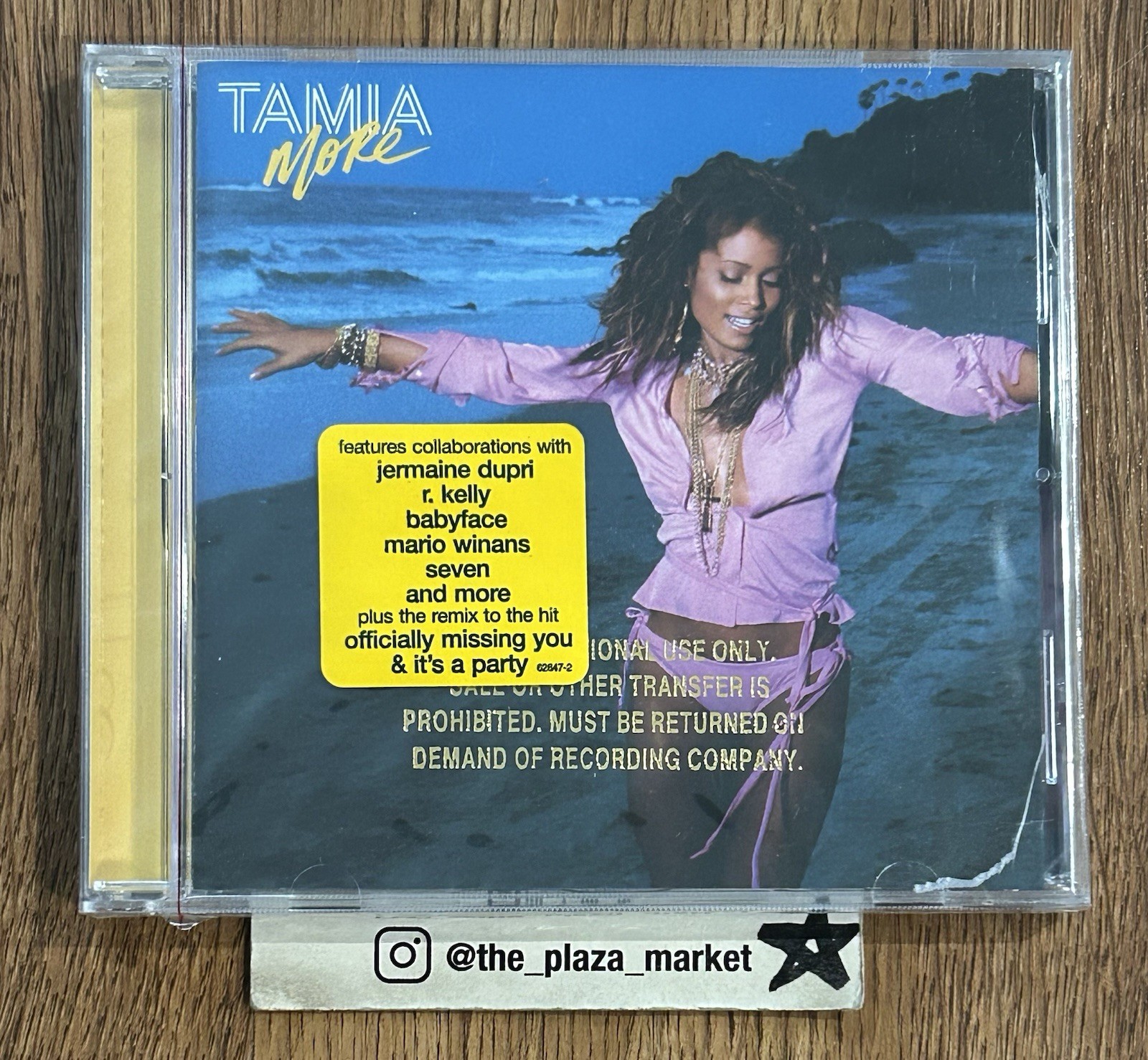 Tamia More CD Sealed New promo Stamped Edition rare