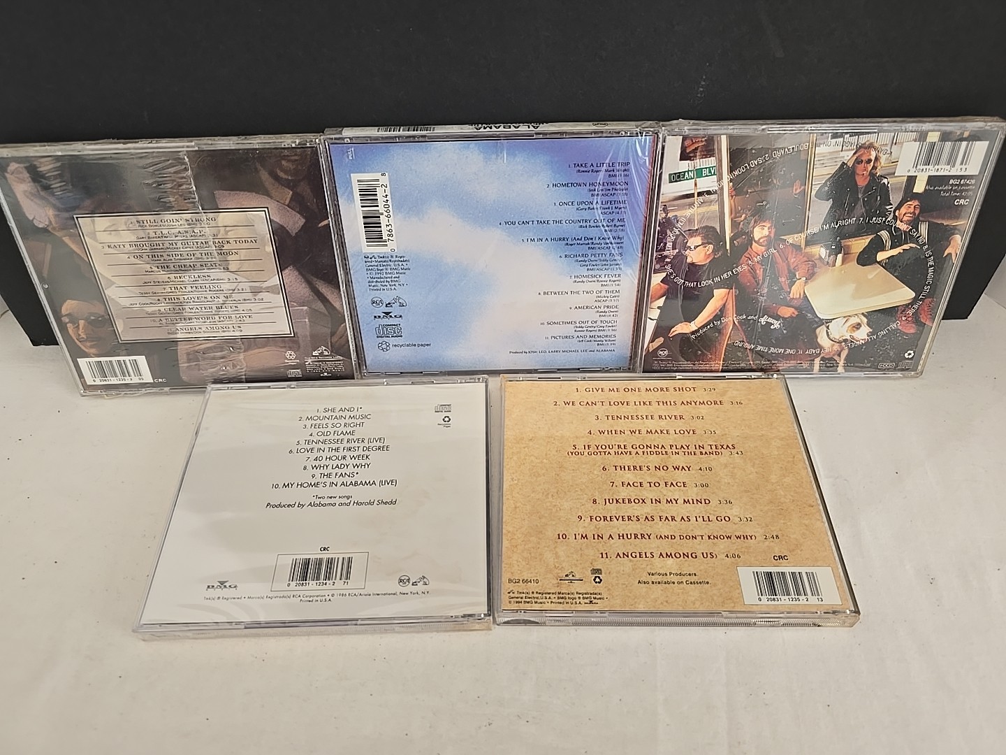 Lot 5 Alabama CD's Greatest Hits, Cheap Seats, American Pride, Dancing Blvd