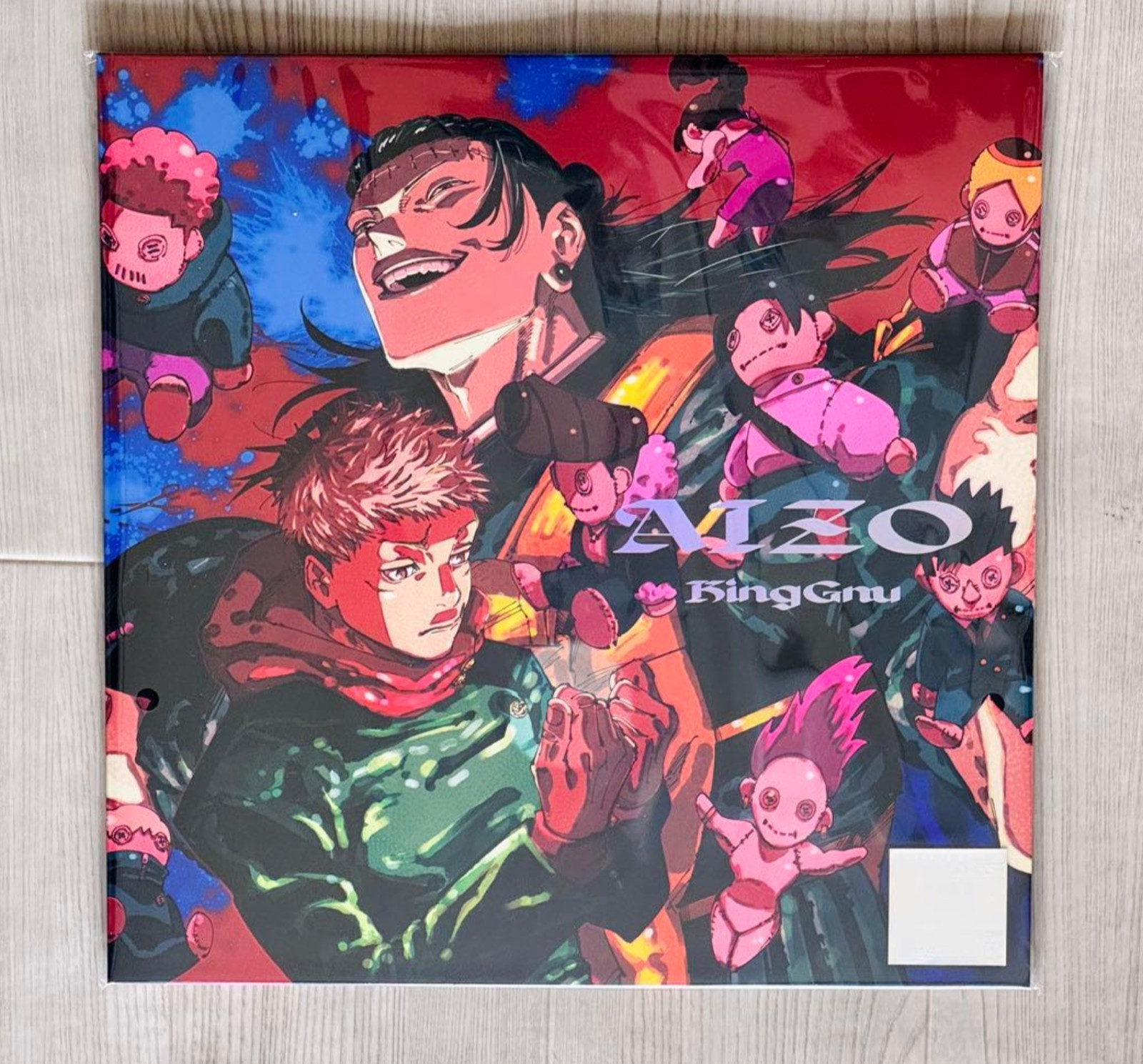 King Gnu AIZO CD Mega jacket ver. 12 inch size Limited Jujutsu Kaisen New Japan