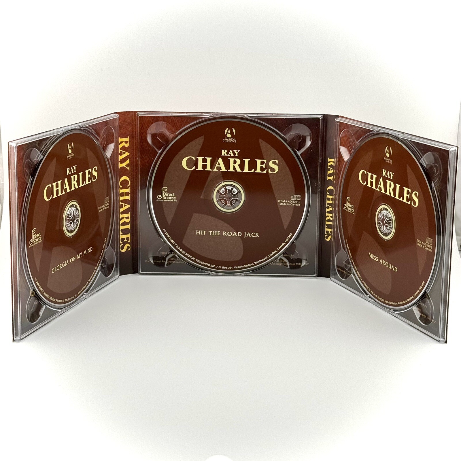 Ray Charles Original American Classics Music 3 CD Box Set