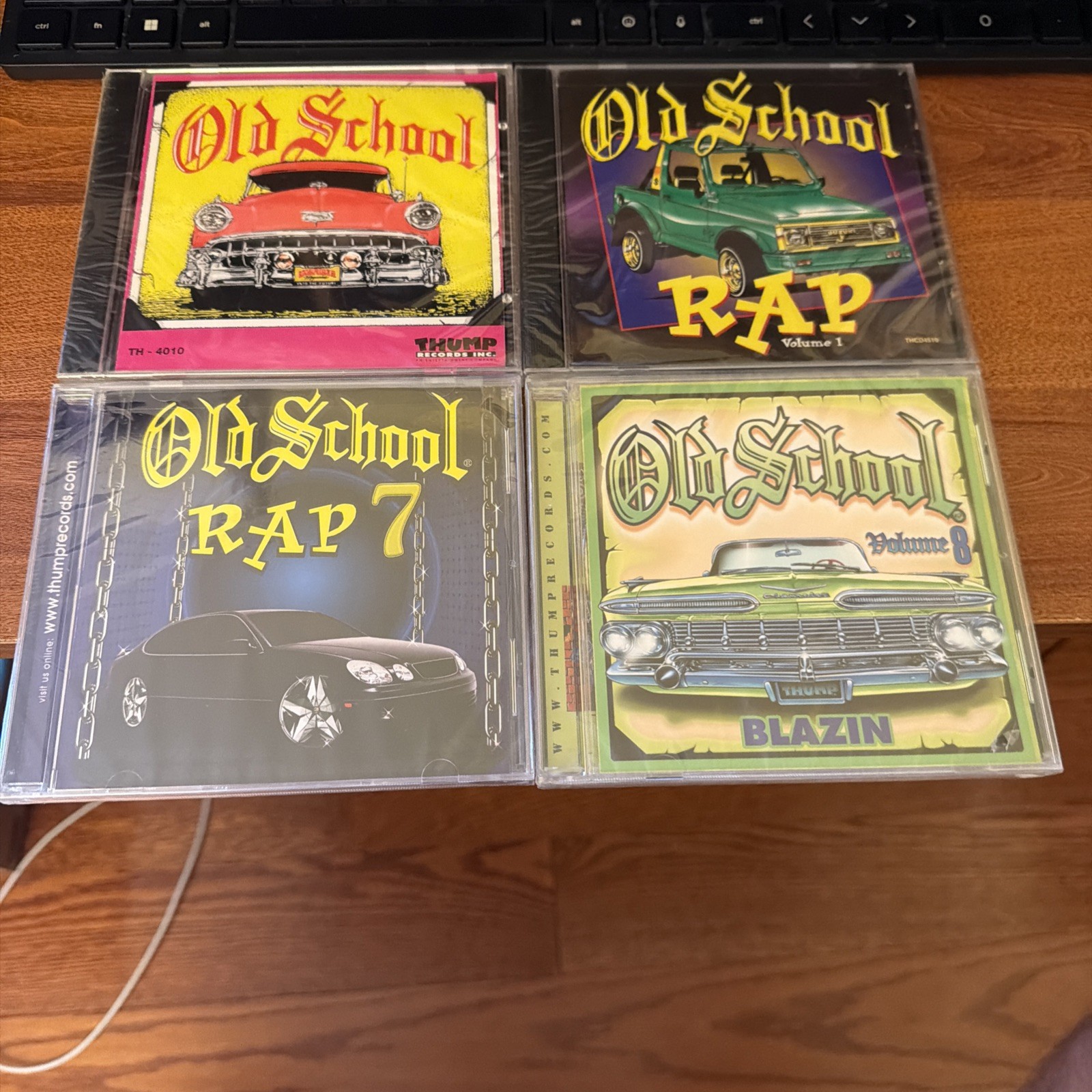 Old School Rap 1 by Various (CD, 1994), Volume 7 & 8 - Old School 4 CD Lot Thump
