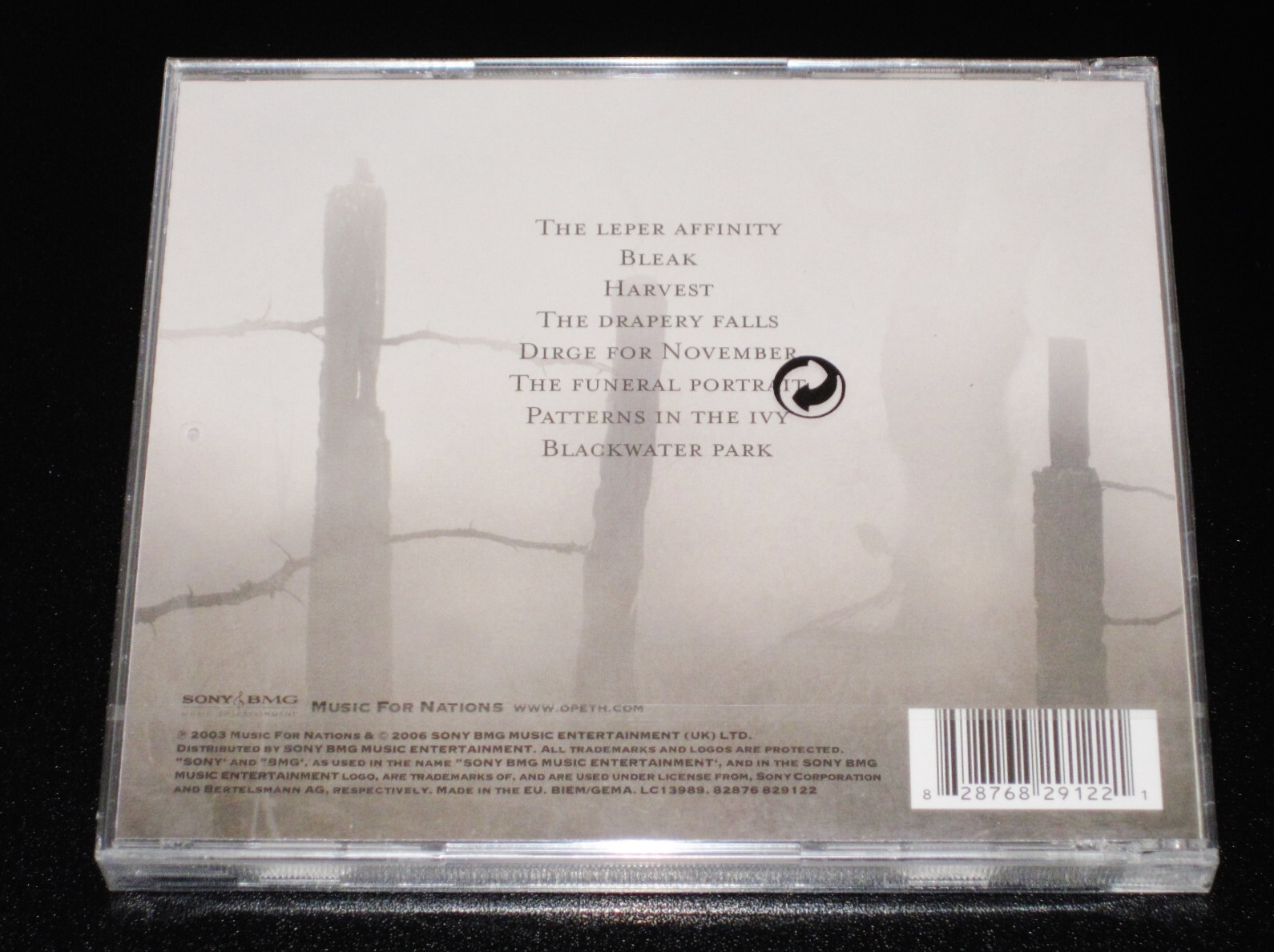 Opeth: Blackwater Park CD 2006 Sony BMG / Music For Nations EU 82876829122 NEW