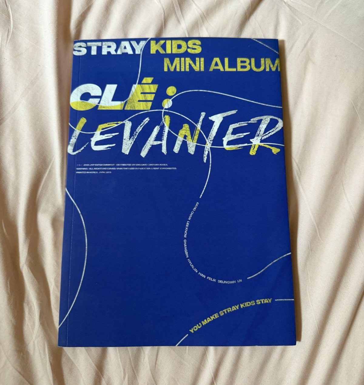 Stray Kids Cle: Levanter Mini Album CD Blue 2019 JYP Entertainment K-Pop