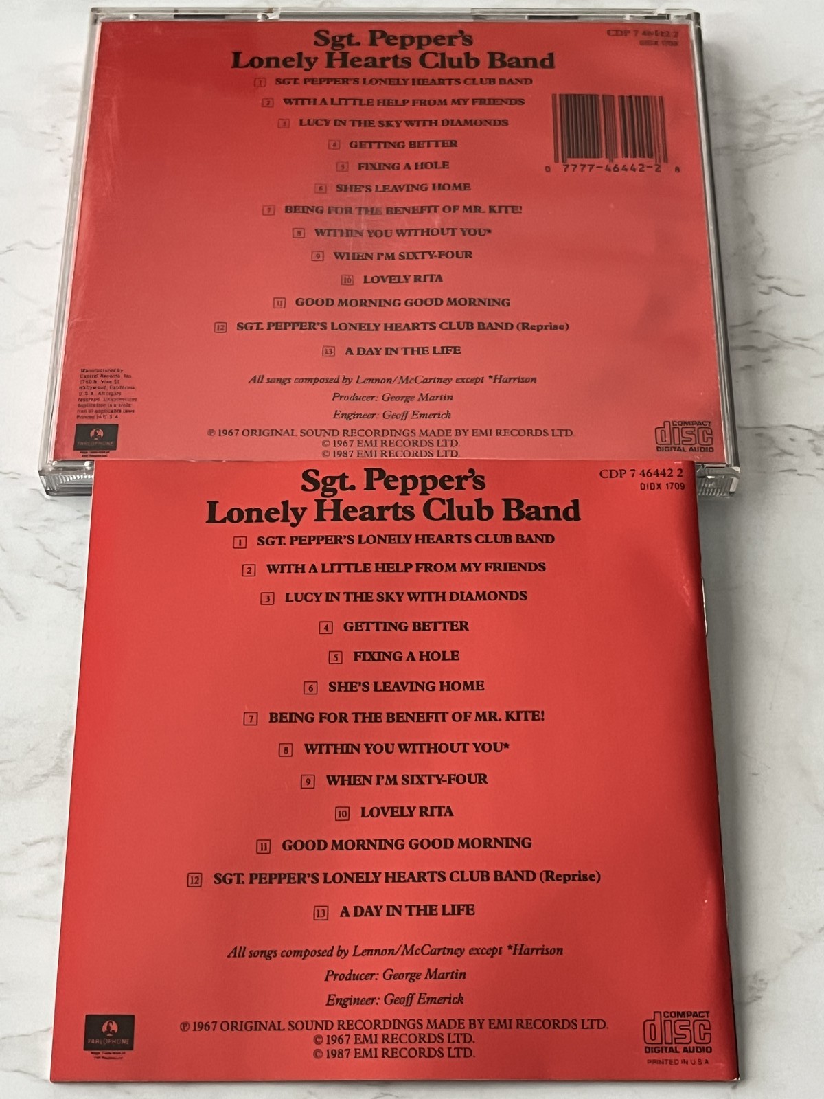 The Beatles Sgt. Pepper's Lonely Hearts Club Band CD EARLY DISCTRONICS PRESS!