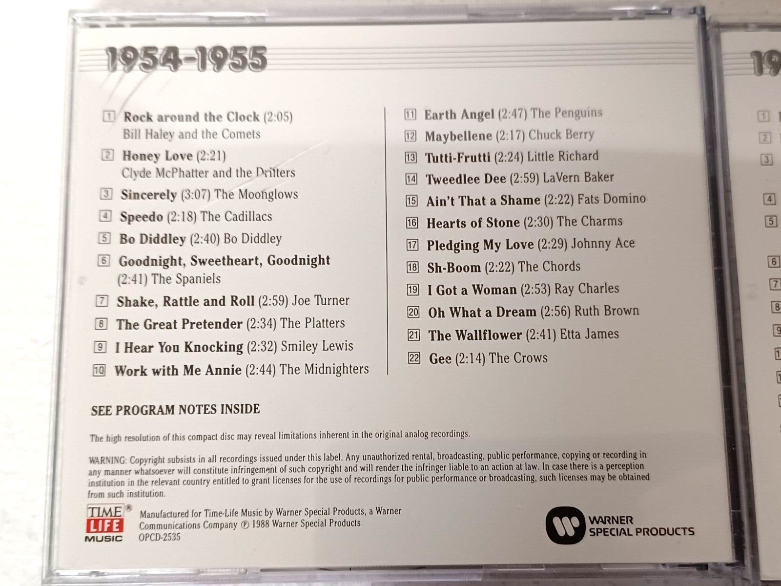 Time Life - Various Artists - The Rock ‘N’ Roll Era CD Lot - 1954-1961