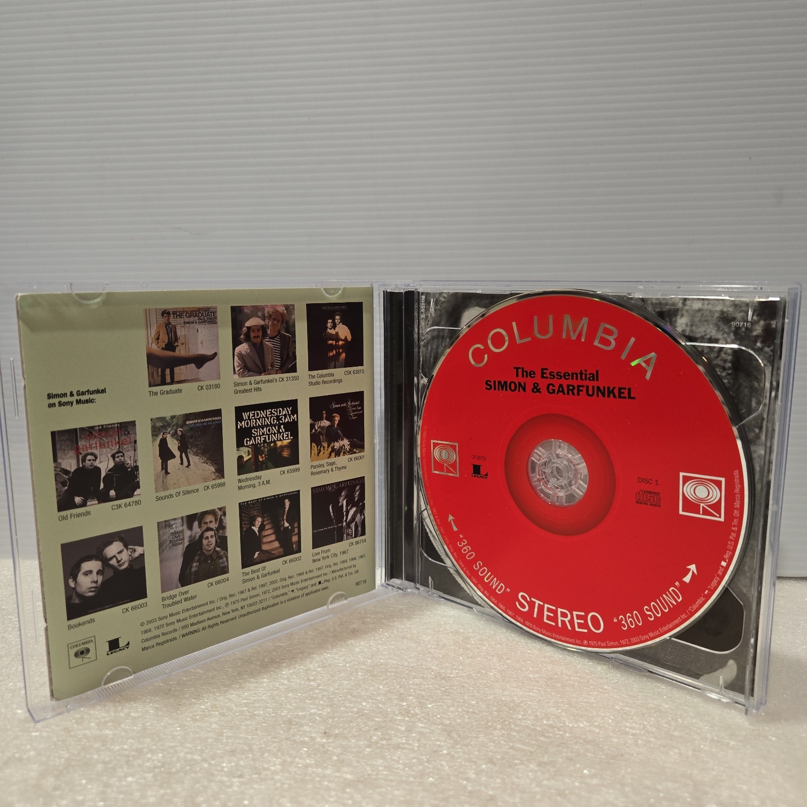SIMON & GARFUNKEL THE ESSENTIAL 33 TRACK 2 CD SET EXCELLENT