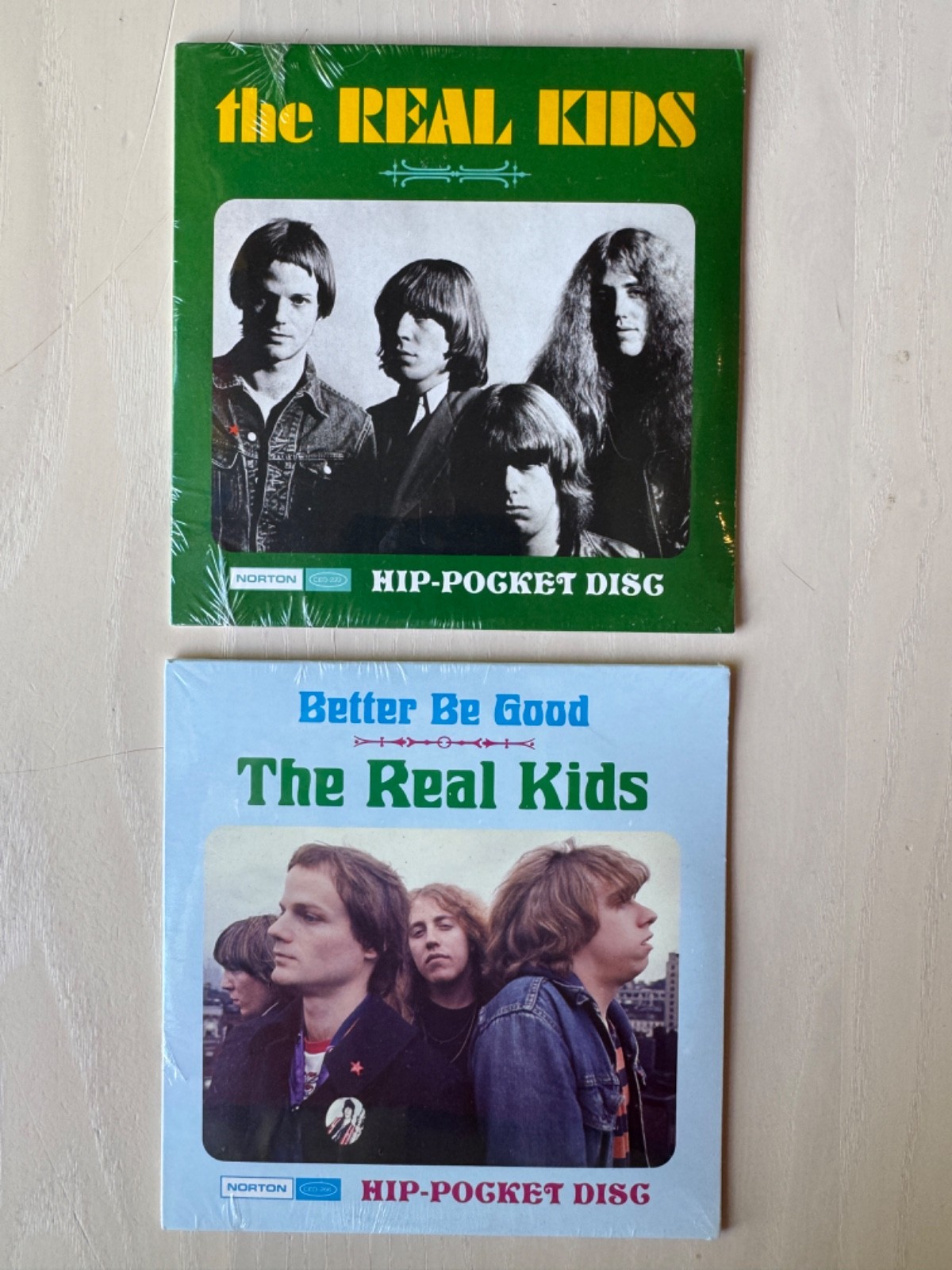 The Real Kids & Better Be Good - 2 Norton Hip-Pocket CDs Two Garage Rock CD Set