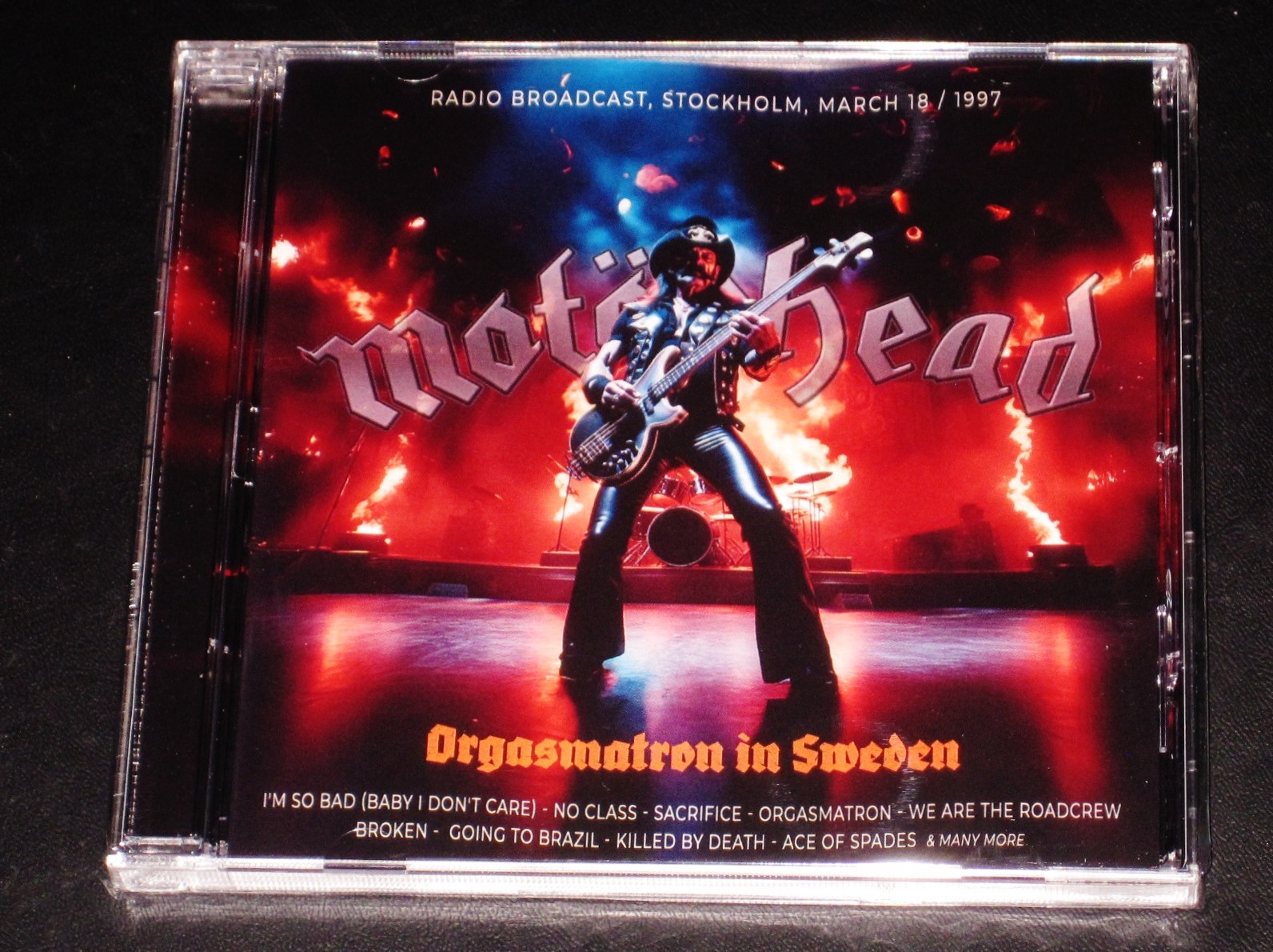 Motorhead: Orgasmatron In Sweden - Radio Broadcast Stockholm 1997 CD 2025 UK NEW