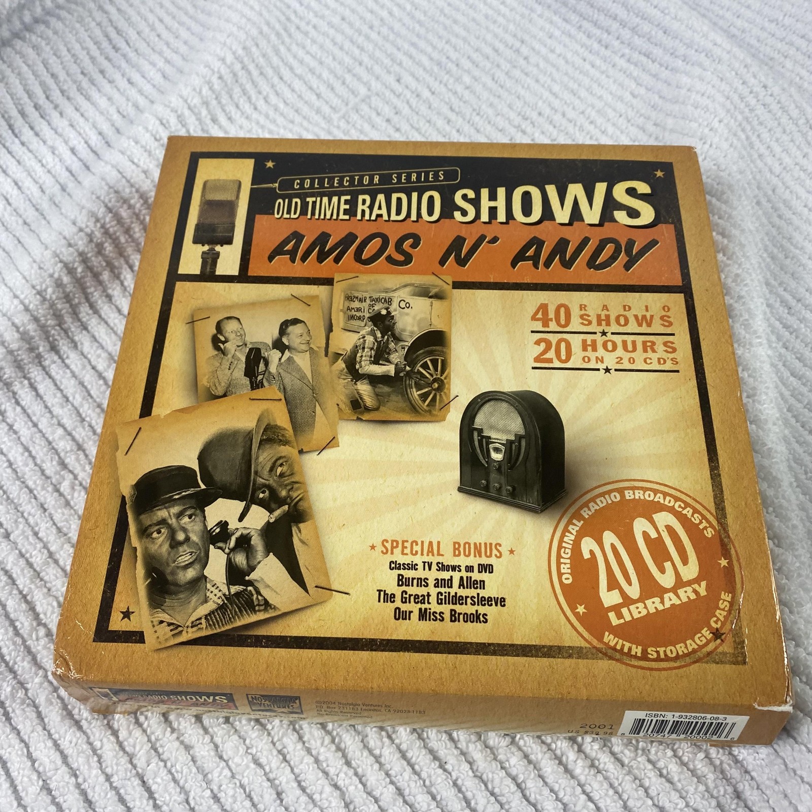 Amos 'n' Andy Old Time Radio Shows 20 CD Library Box Set 40 Shows 20 Hours