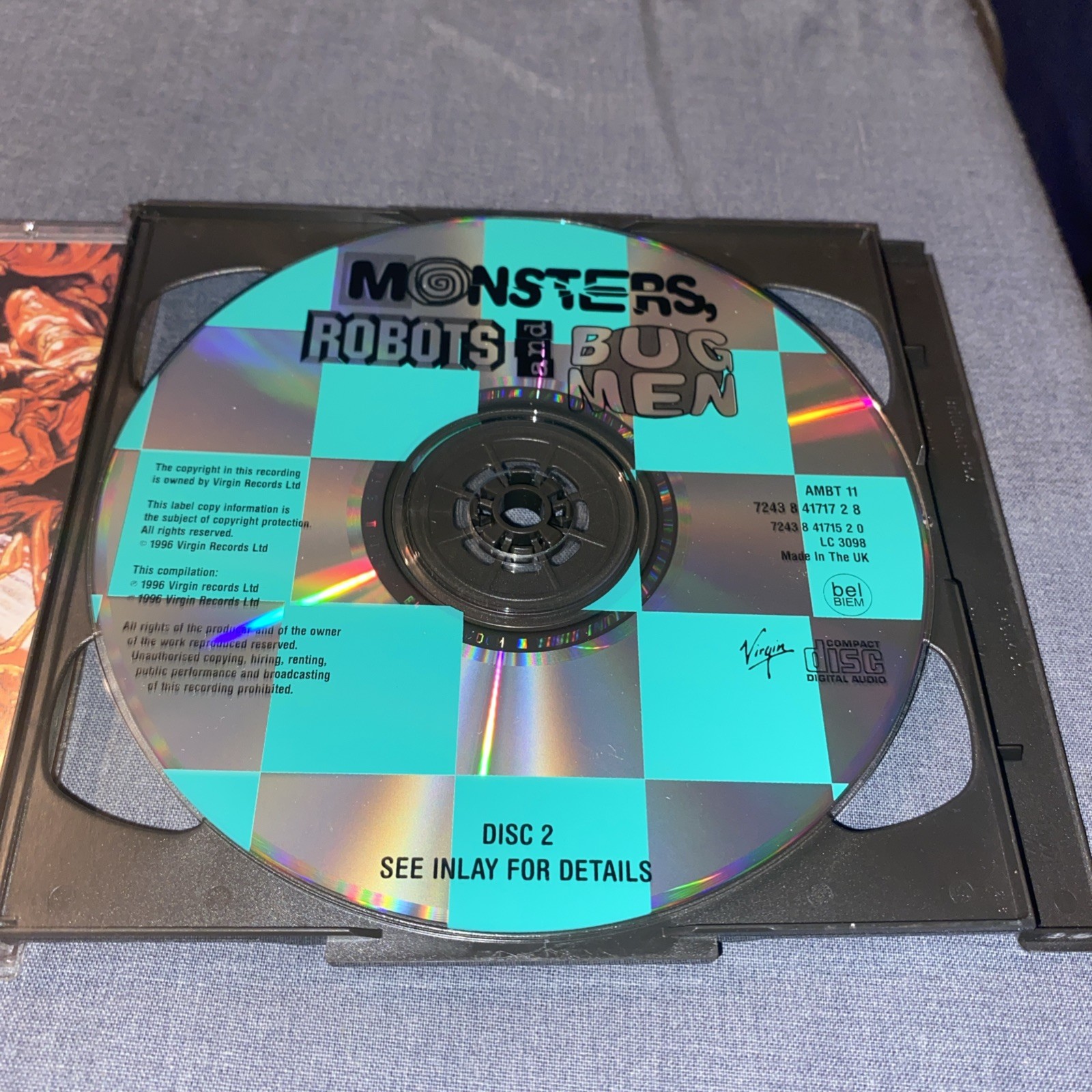 Monsters, Robots And Bug Men CD VGC A User’s Guide to the Rock Hinterland 1996