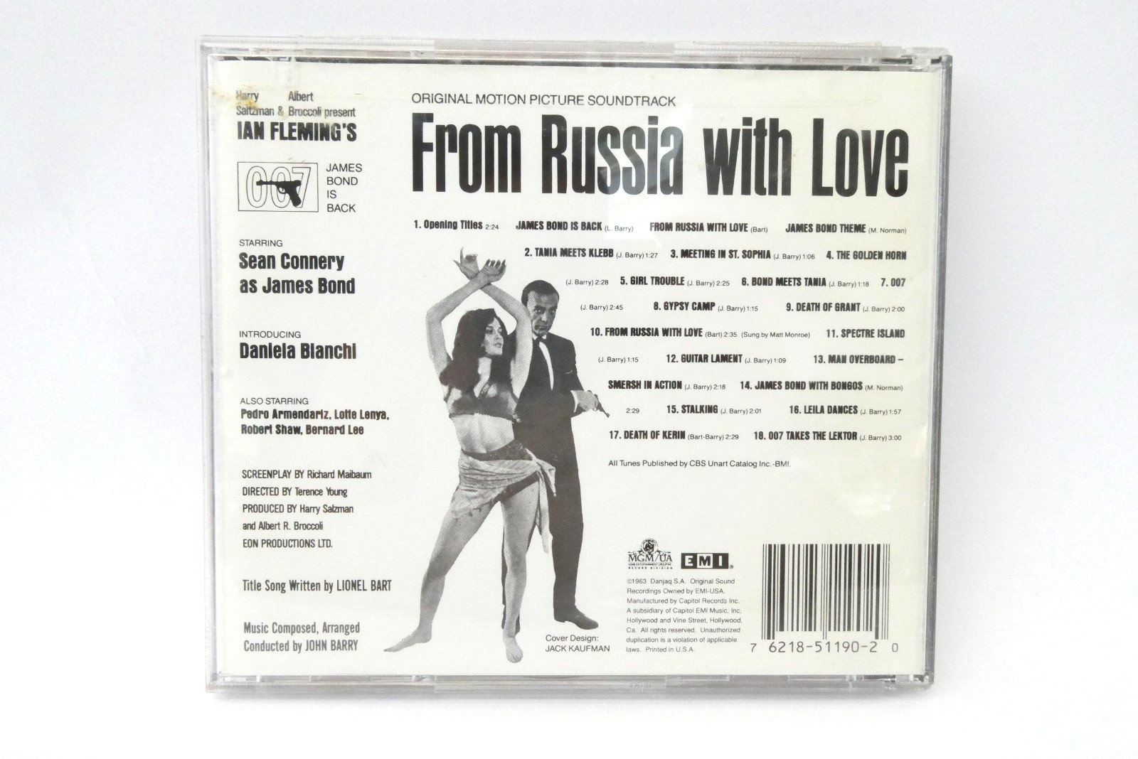 From Russia With Love Original Motion Picture Soundtrack CD Bond John Barry