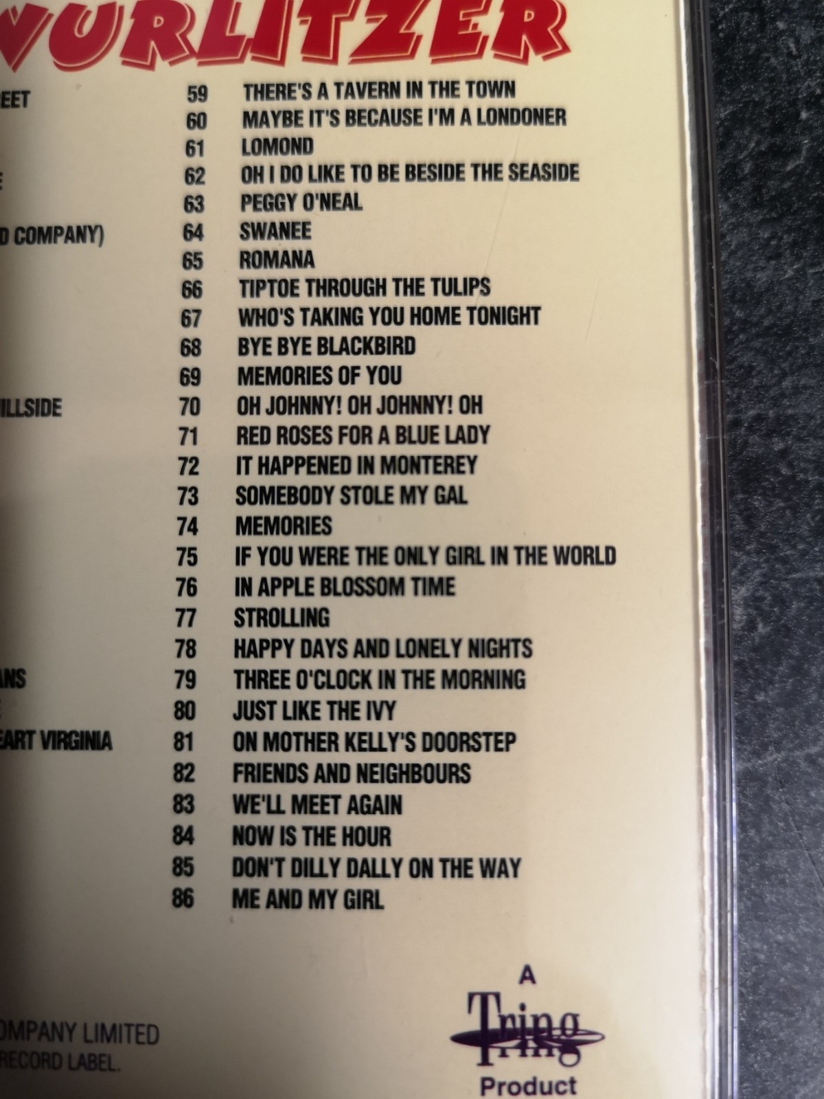 Raymond Wallbank - the mighty wurlitzer double play CD album ex+/ex+