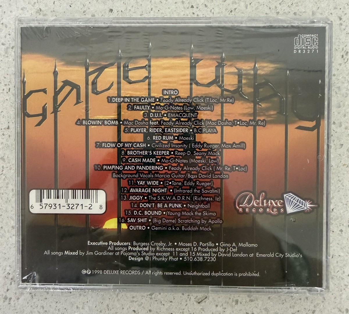 Various Artists- The Gateway 1998 CD Compilation Hip Hop Rap Deluxe Records