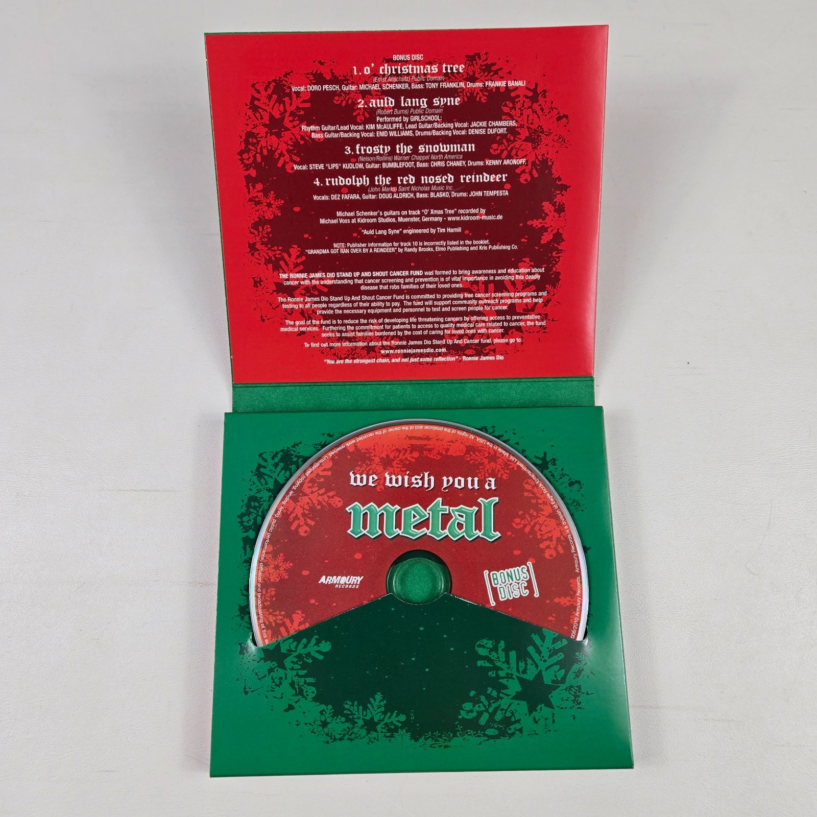We Wish You a Metal Xmas... And a Headbanging New Year CD & Bonus Disc Various