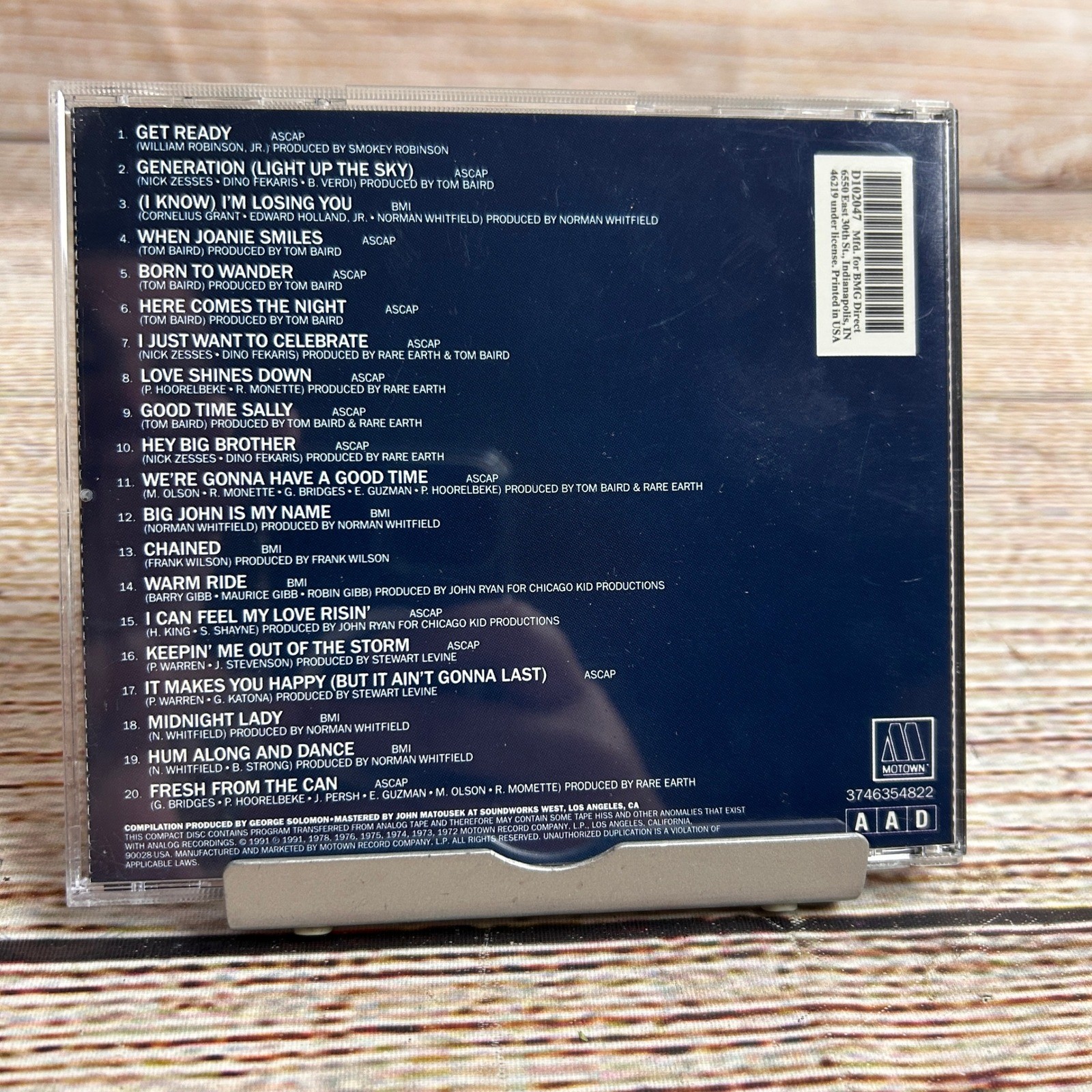 Rare Earth Greatest Hits and Rare Classics CD Motown 3746354822 Rock Soul Funk