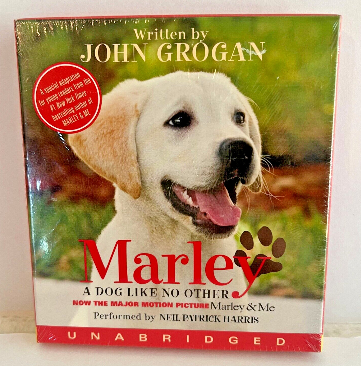 Marley: A Dog Like No Other Audiobook 4 CDs 4 Hours New Sealed