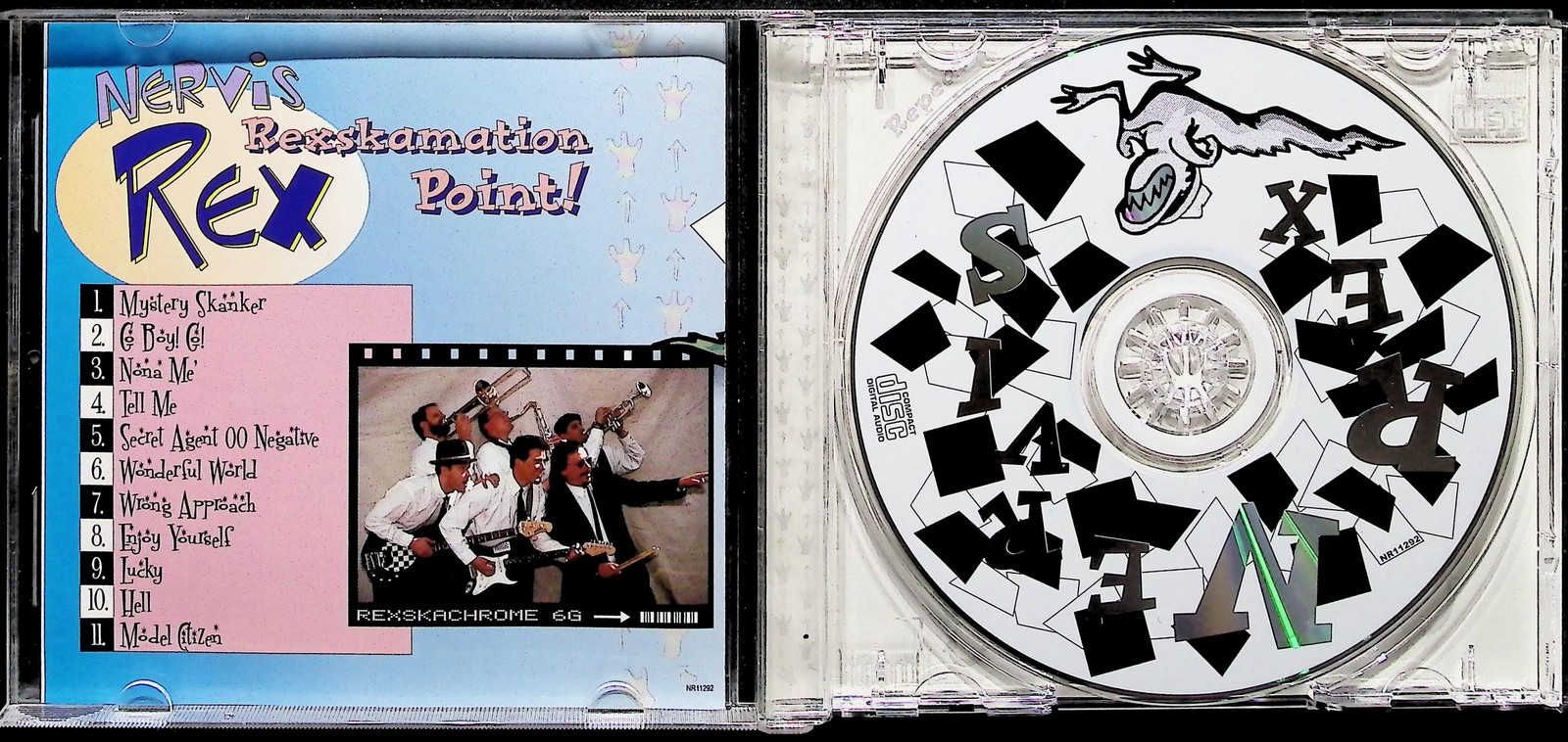 Nervis Rex CD Rexskamation Point Album Ska SkaSka Night Works Multicolor Music