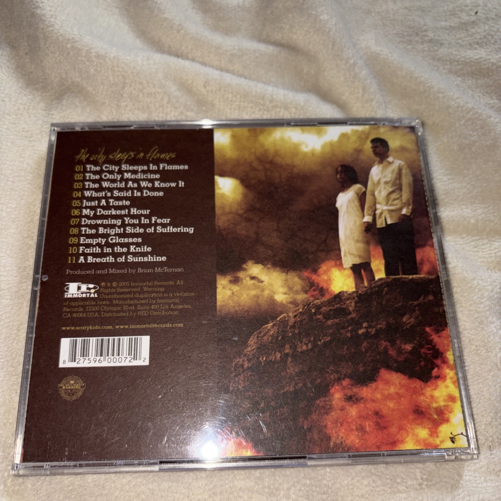 SCARY KIDS SCARING KIDS The City Sleeps In Flames CD CHAD CRAWFORD Tyson Steven
