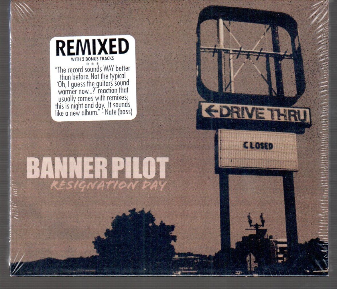 Banner Pilot Resignation Day CD Remixed L@@K Scans Fat Wreck Chords Best Deal !!