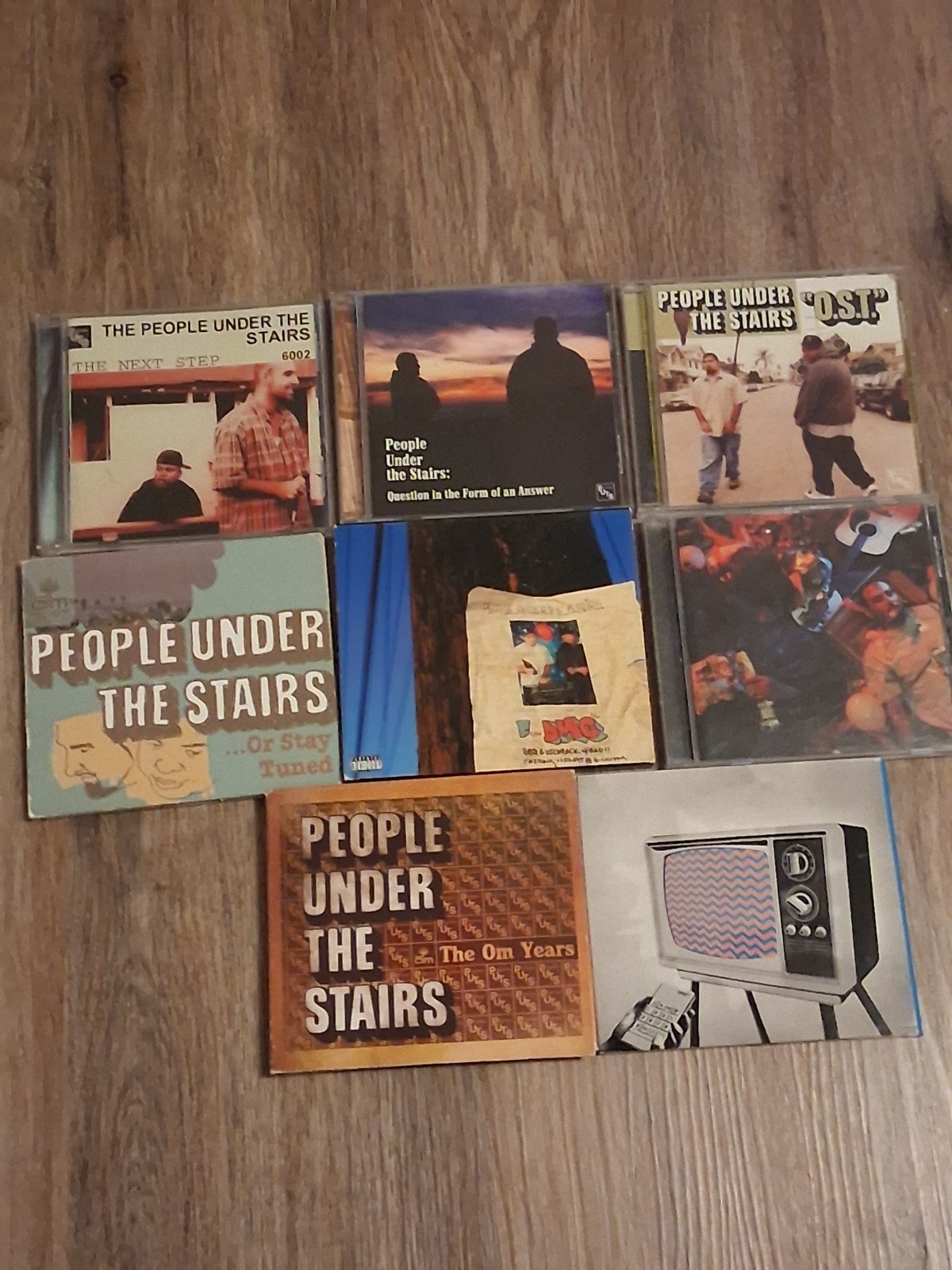 People Under The Stairs-music CDs Lot-underground Hip-Hop/Rap-Thes One&Double K!