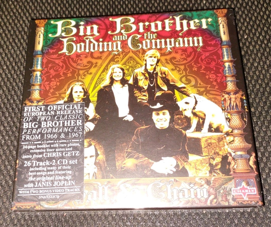 Big Brother and the Holding Company BALL & CHAIN Ltd Ed Book 2 CD Janis Joplin